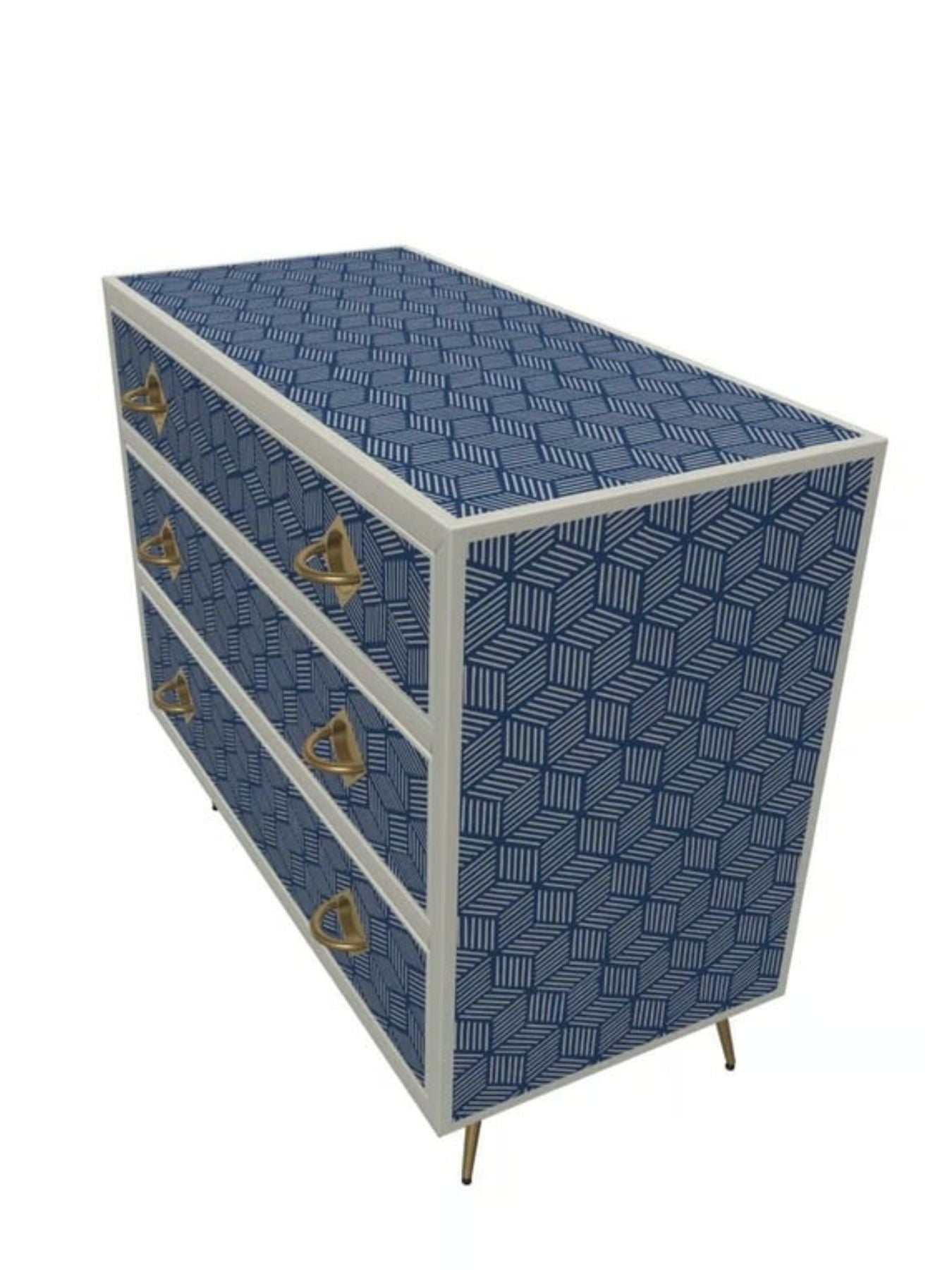 Inlay Chest of Drawers - Geo