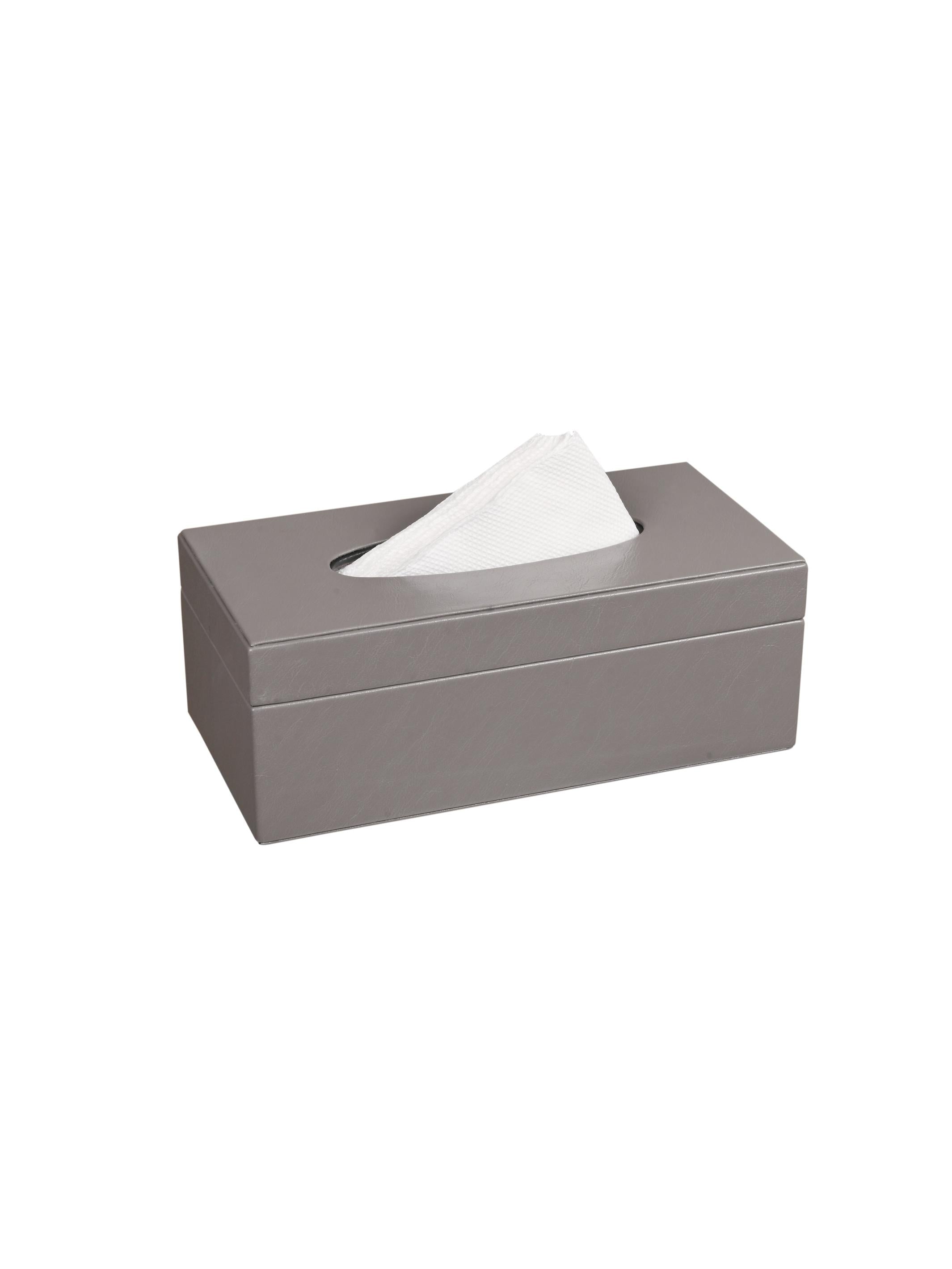Naples Tissue Box Holder - Grey