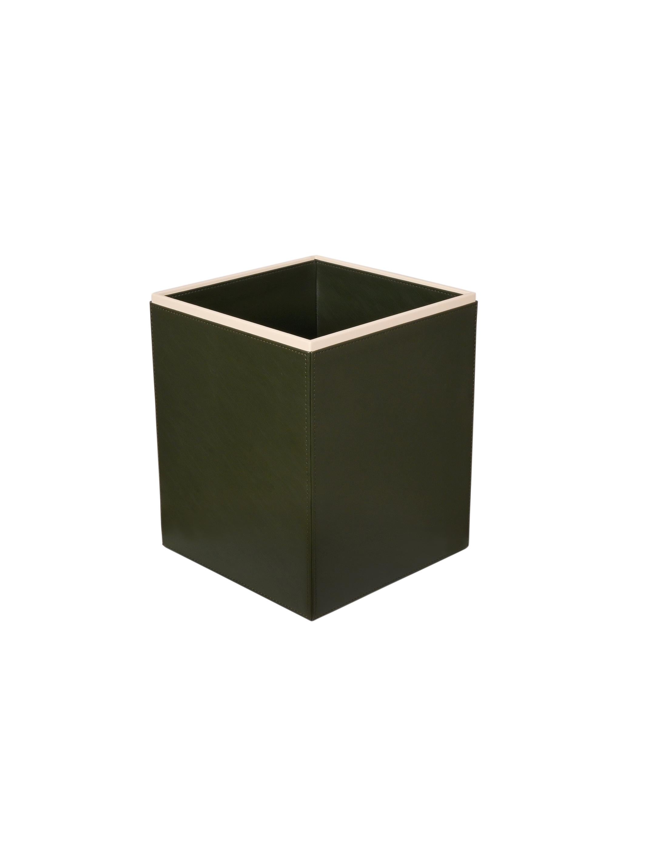 TidyNest Dustbin - Olive Green