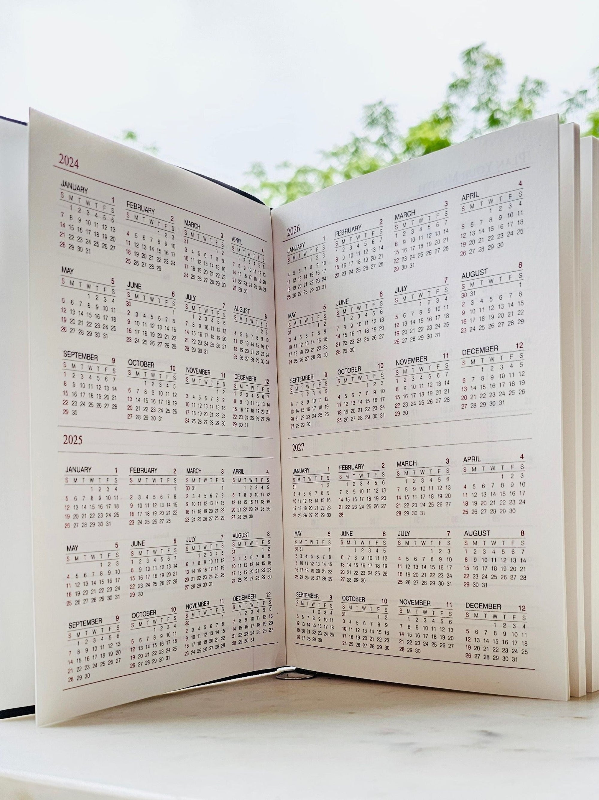Fluted Vegan leather Diary