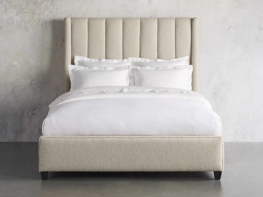 Emi Wing Back Upholstered Bed