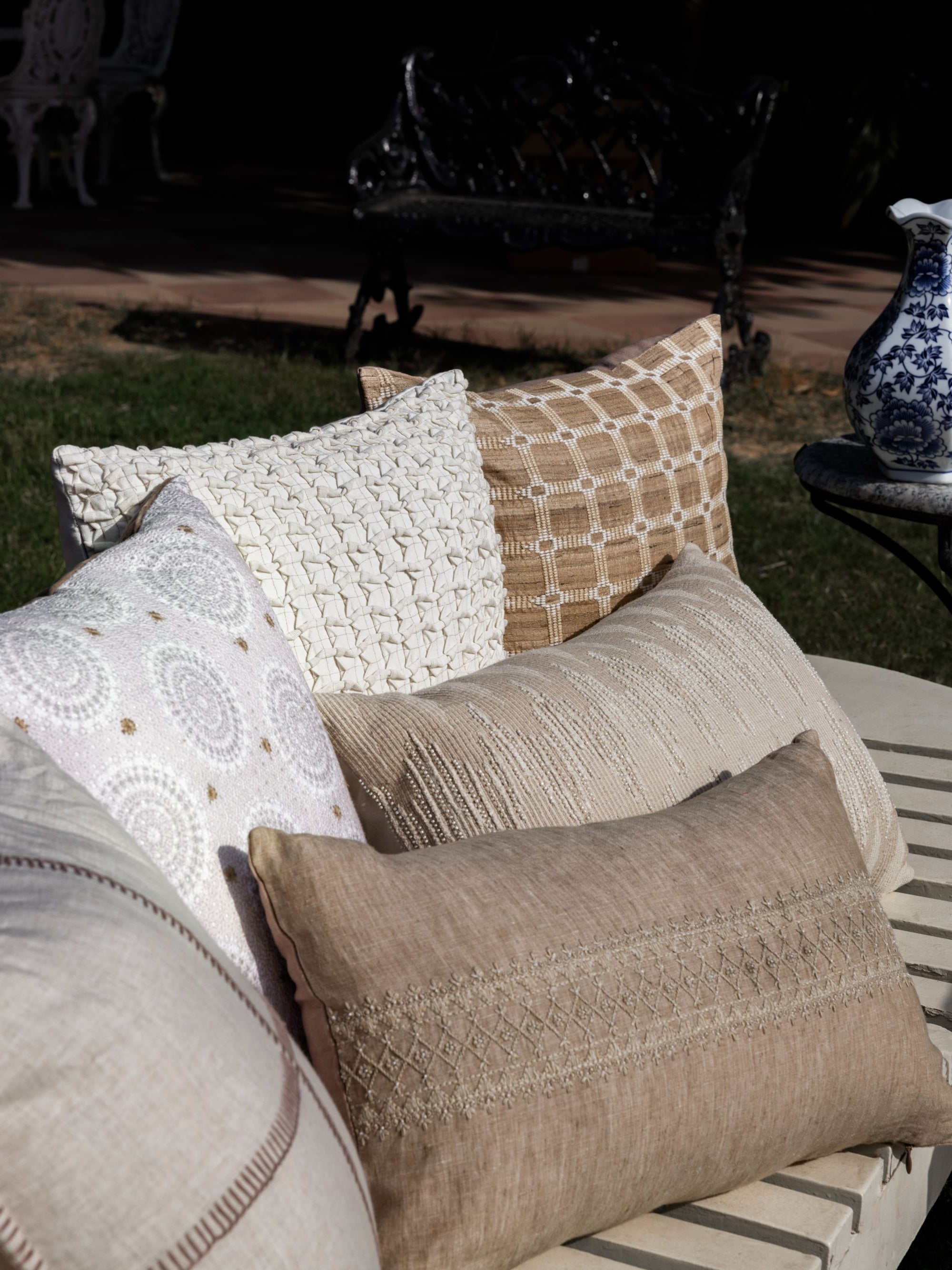 Cushion Cover - Firoza Dori Beige