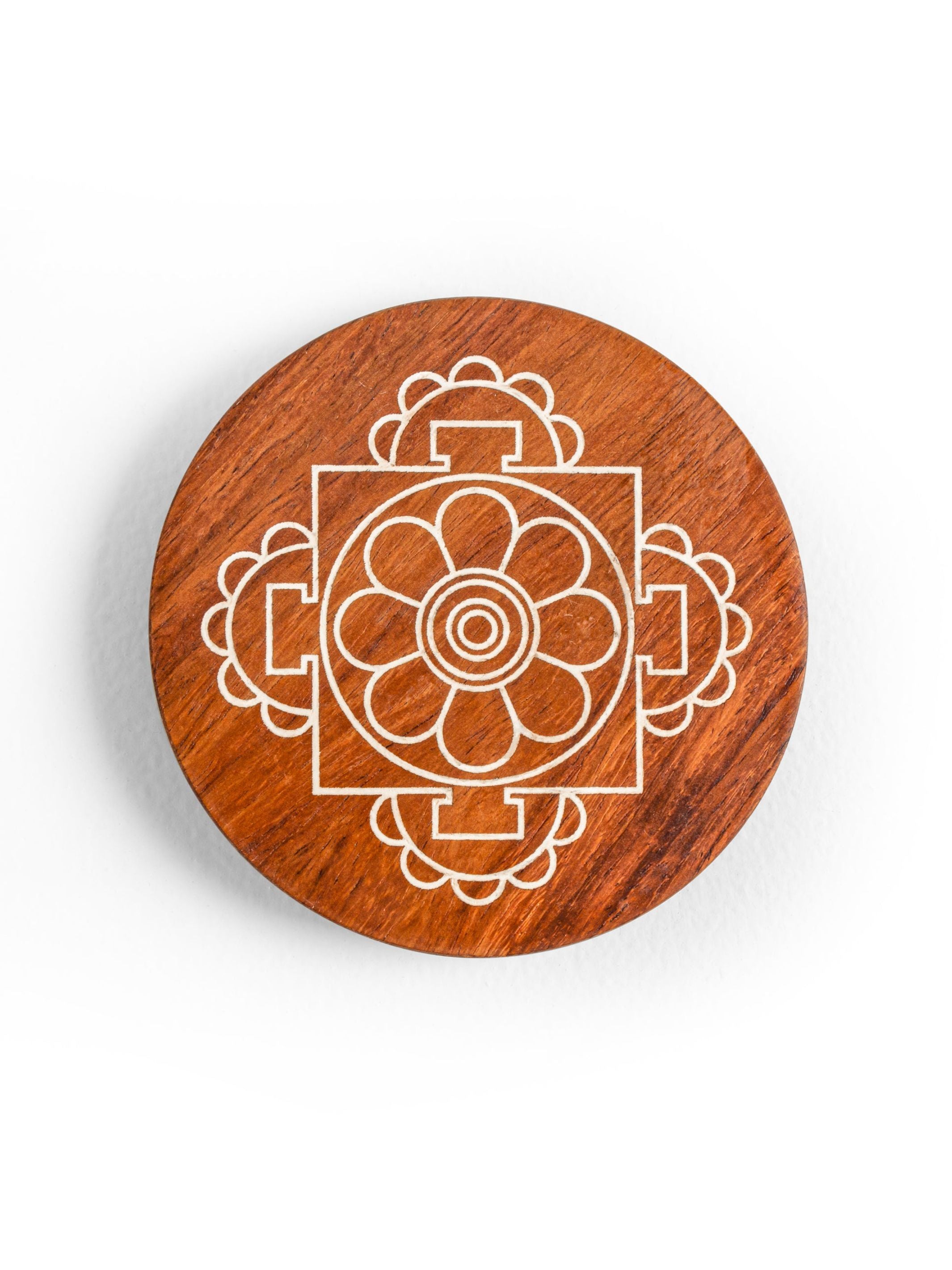 Teak Wood Coasters -Mandala