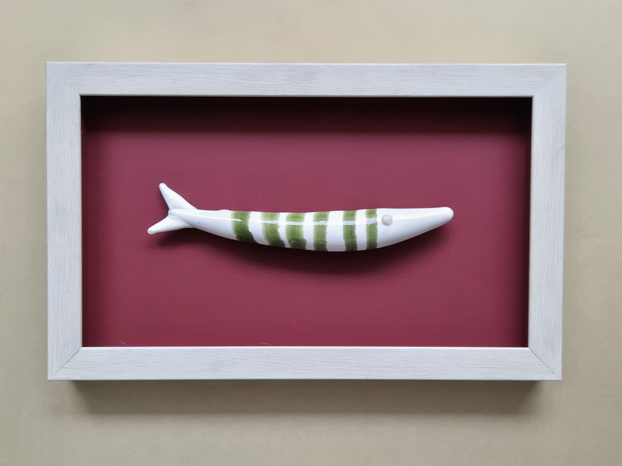 Modern Coastal Wall Art – Quirky Handblown Fish Design for Home & Gift Décor