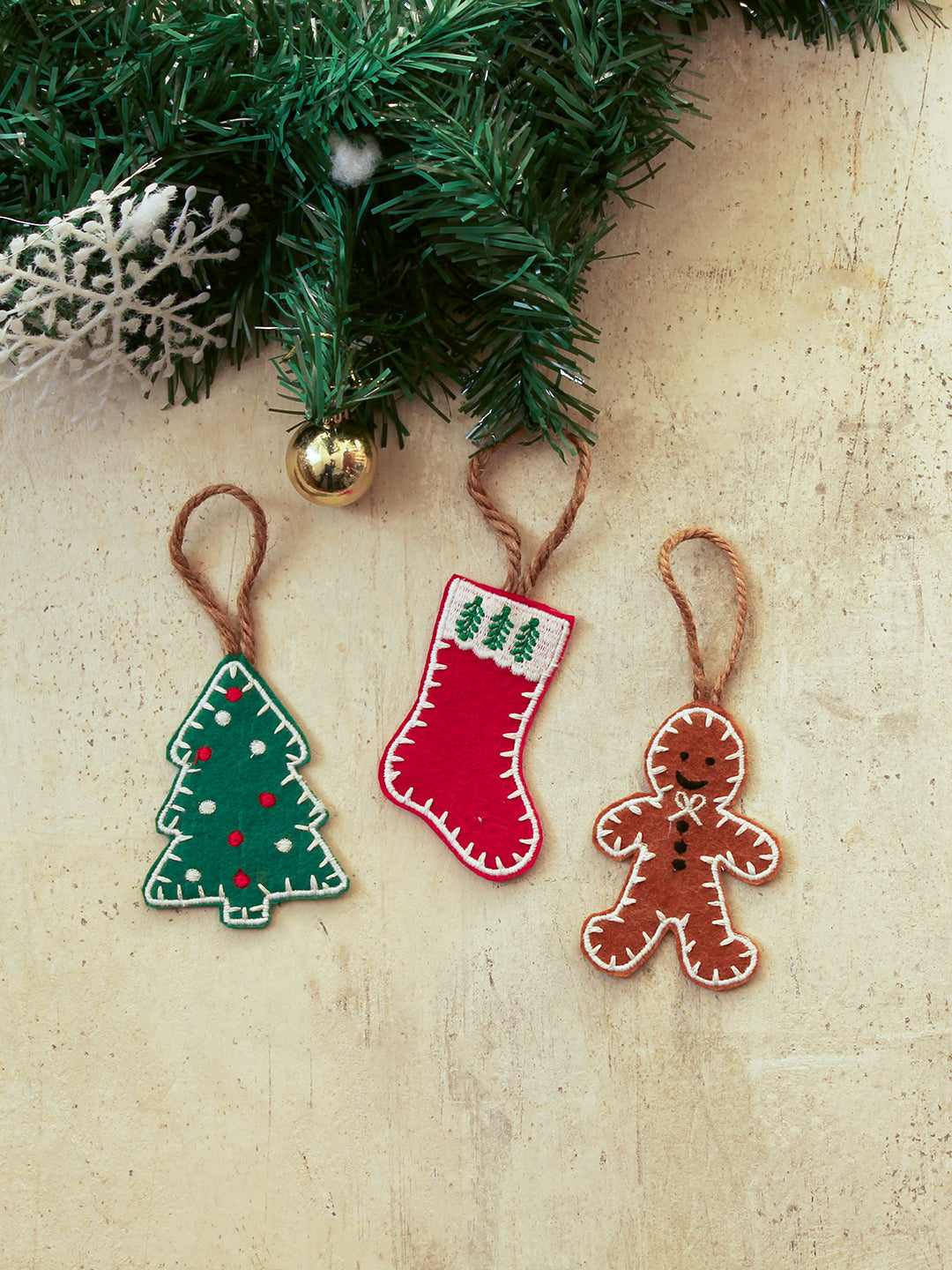 Christmas Ornament - Set Of 3 (Multi)