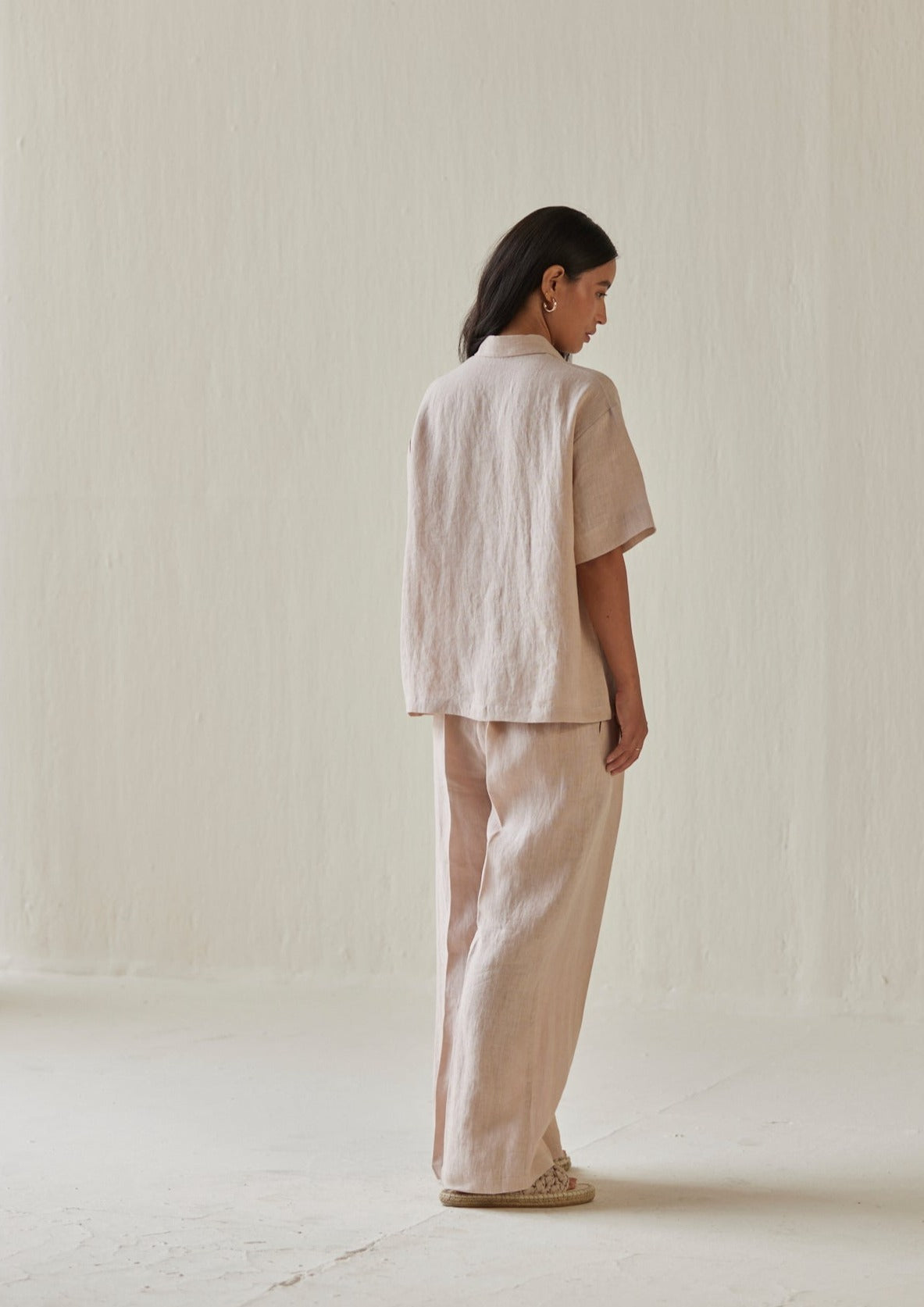 Oasis Linen Pink Pants