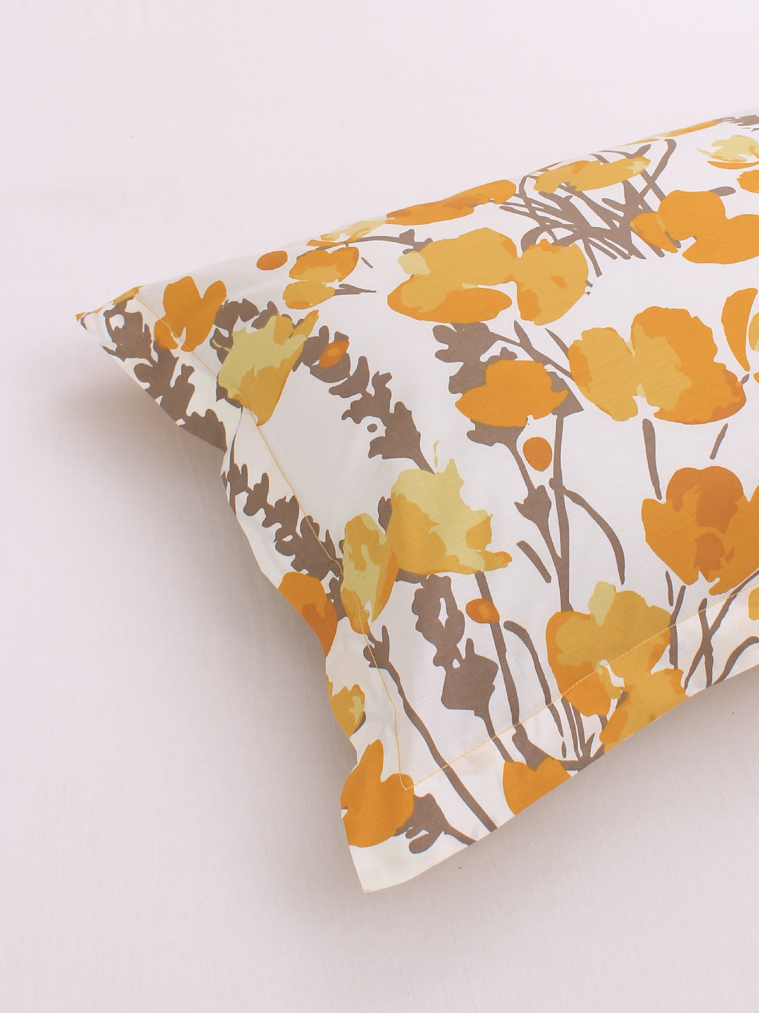 Himalayan Poppies Pillow Cover (Yellow)