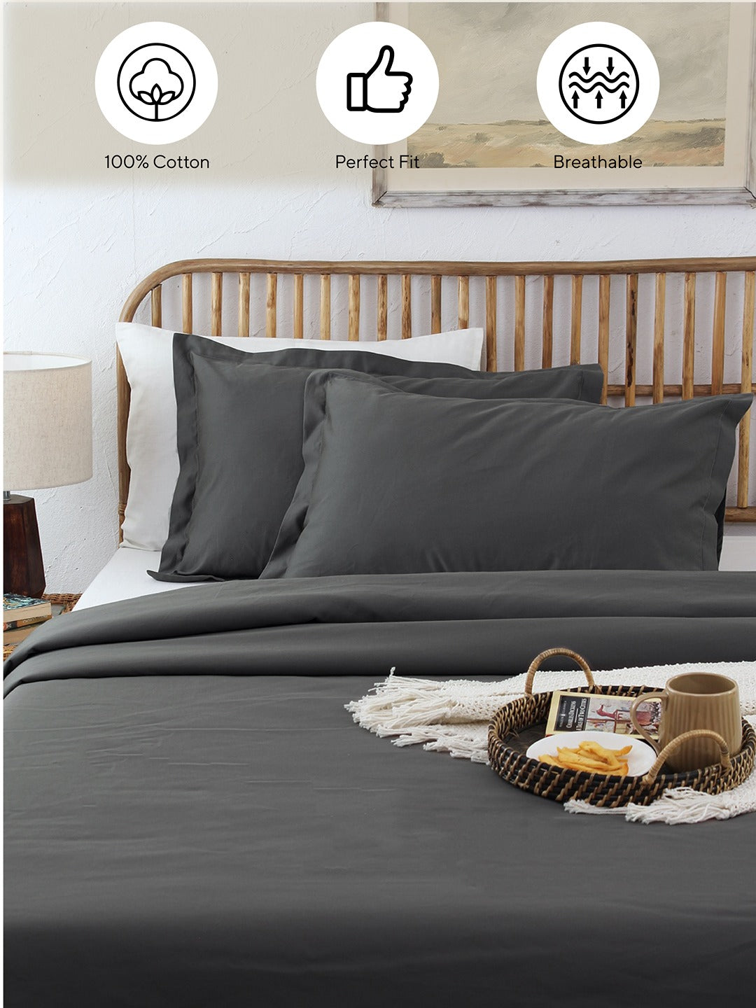 Cotton Pillow set - Pepper