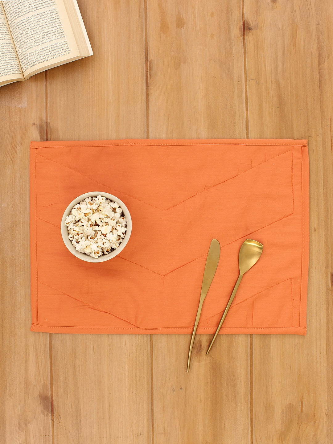 Cotton Table Placemat - Karanji with quilted