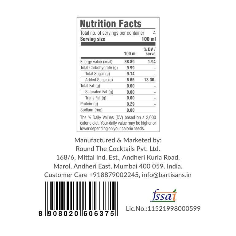 Cocktail Mixer - Peach Out (4 Serve)