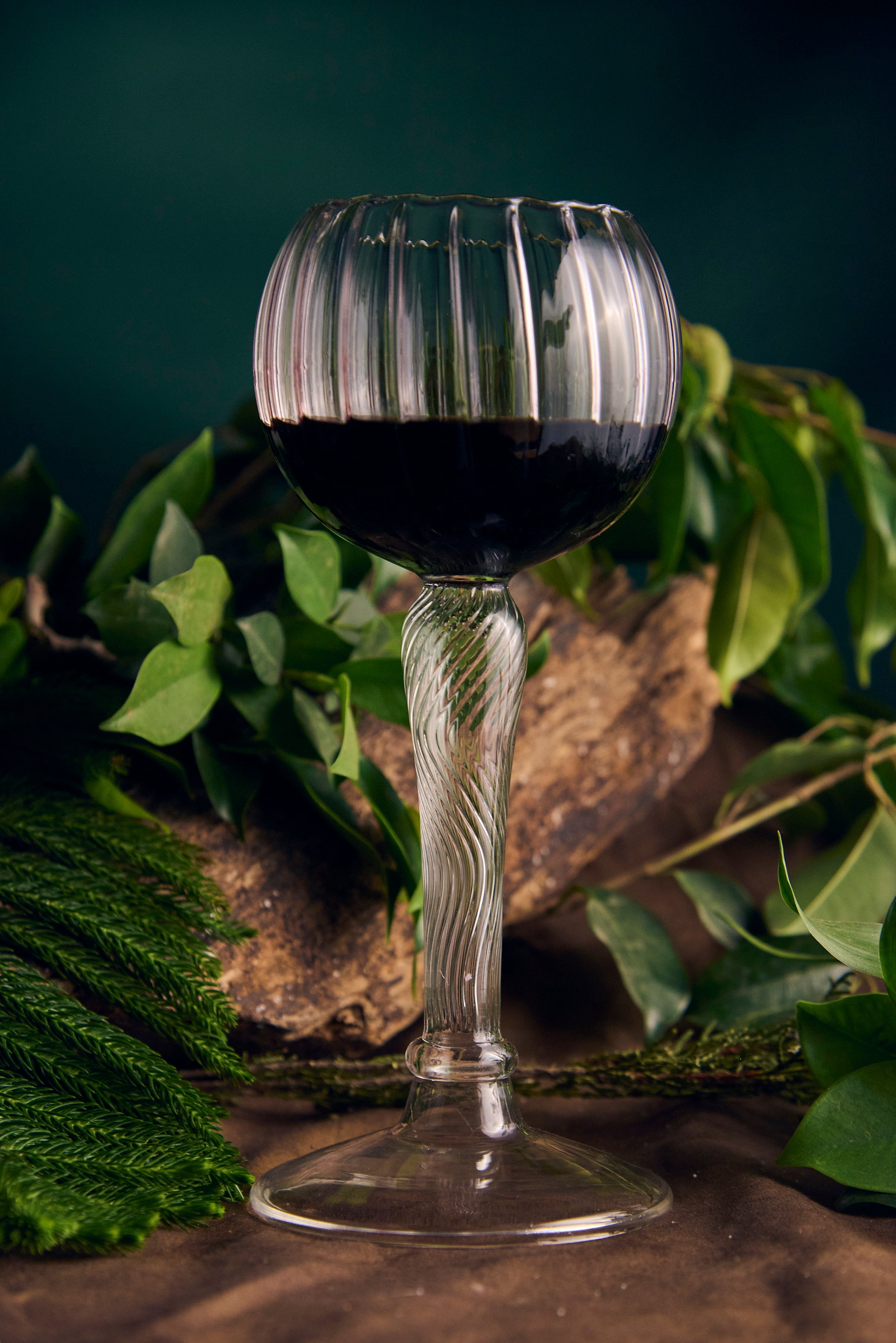 Ribbed Randy Designer Glass | 400 ml | Set of 2, 4, 6