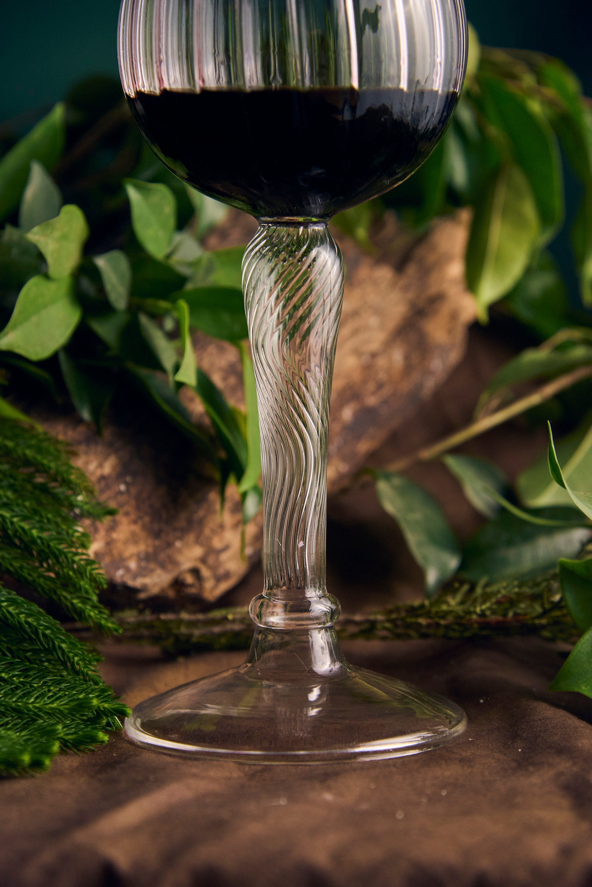 Ribbed Randy Designer Glass