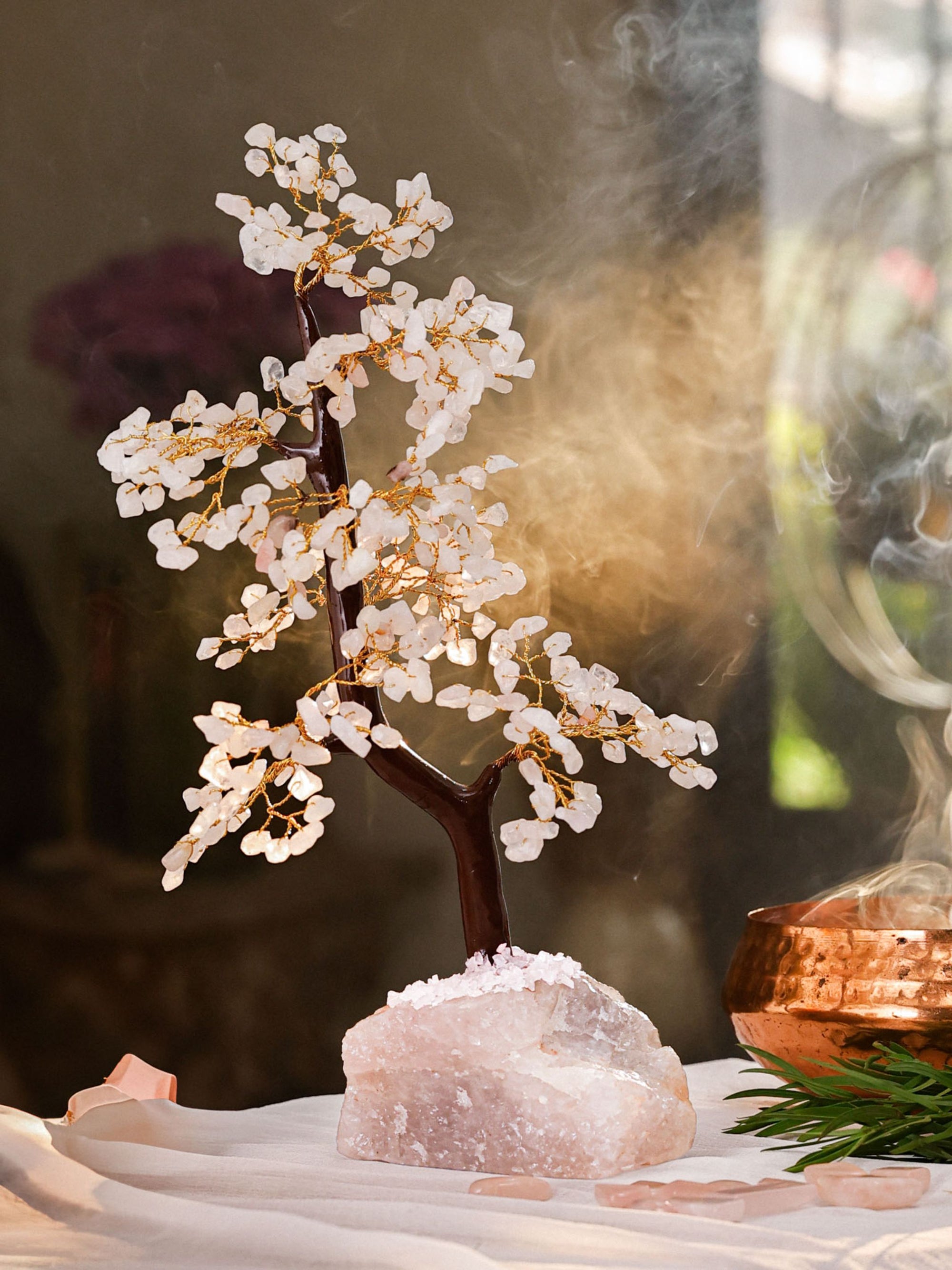 Rose Quartz Tree