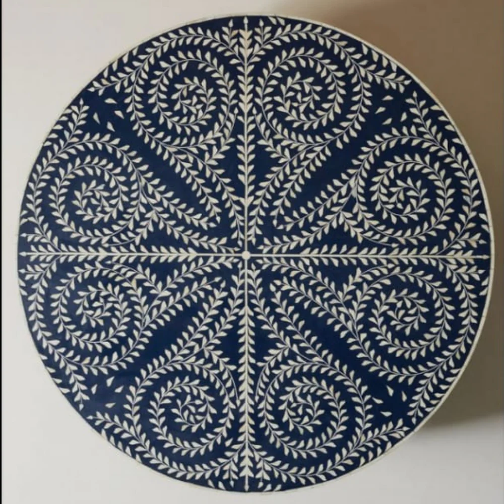 Inlay Round Coffee Table- Cleo