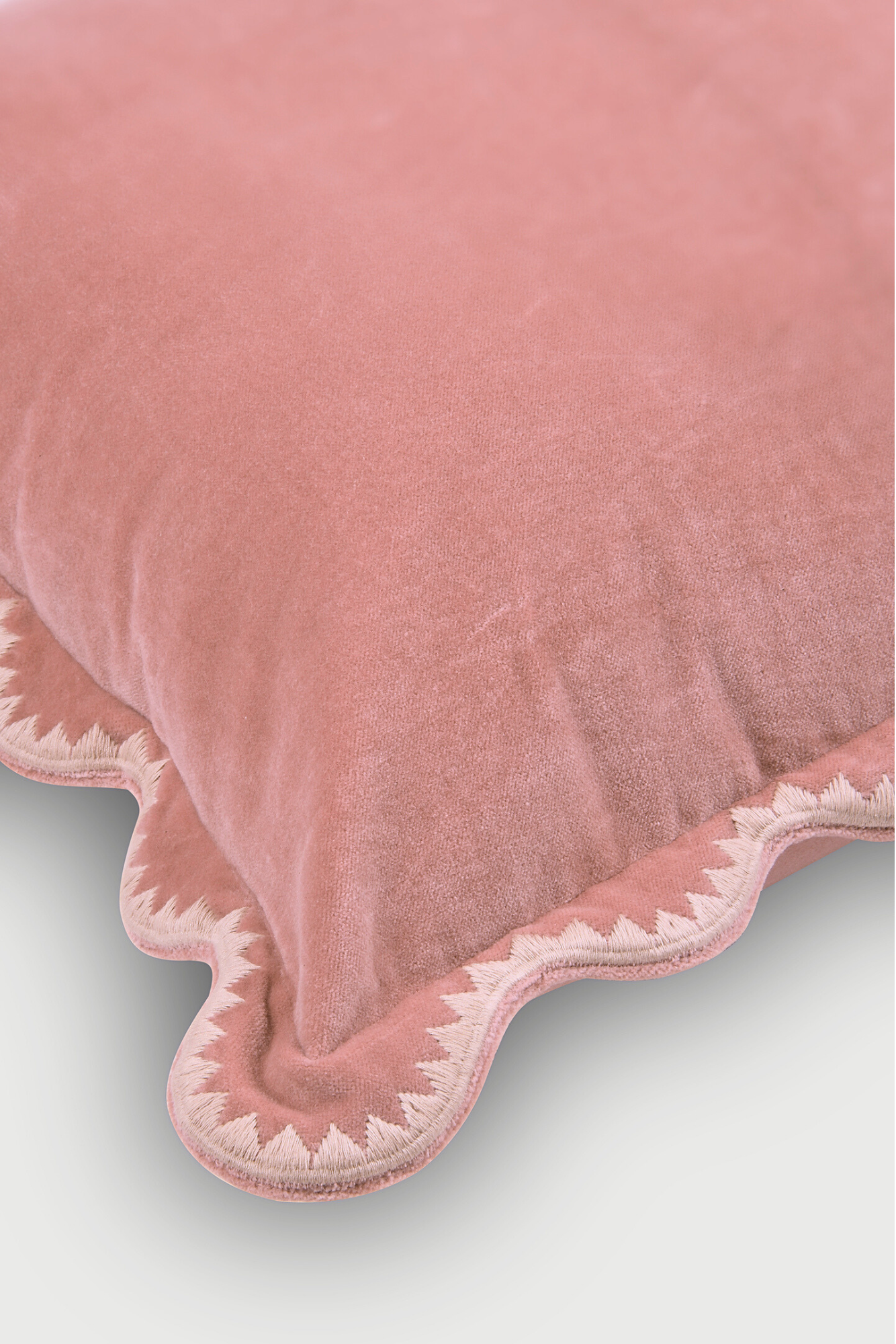 Mirage Scallop Rose Cushion Cover