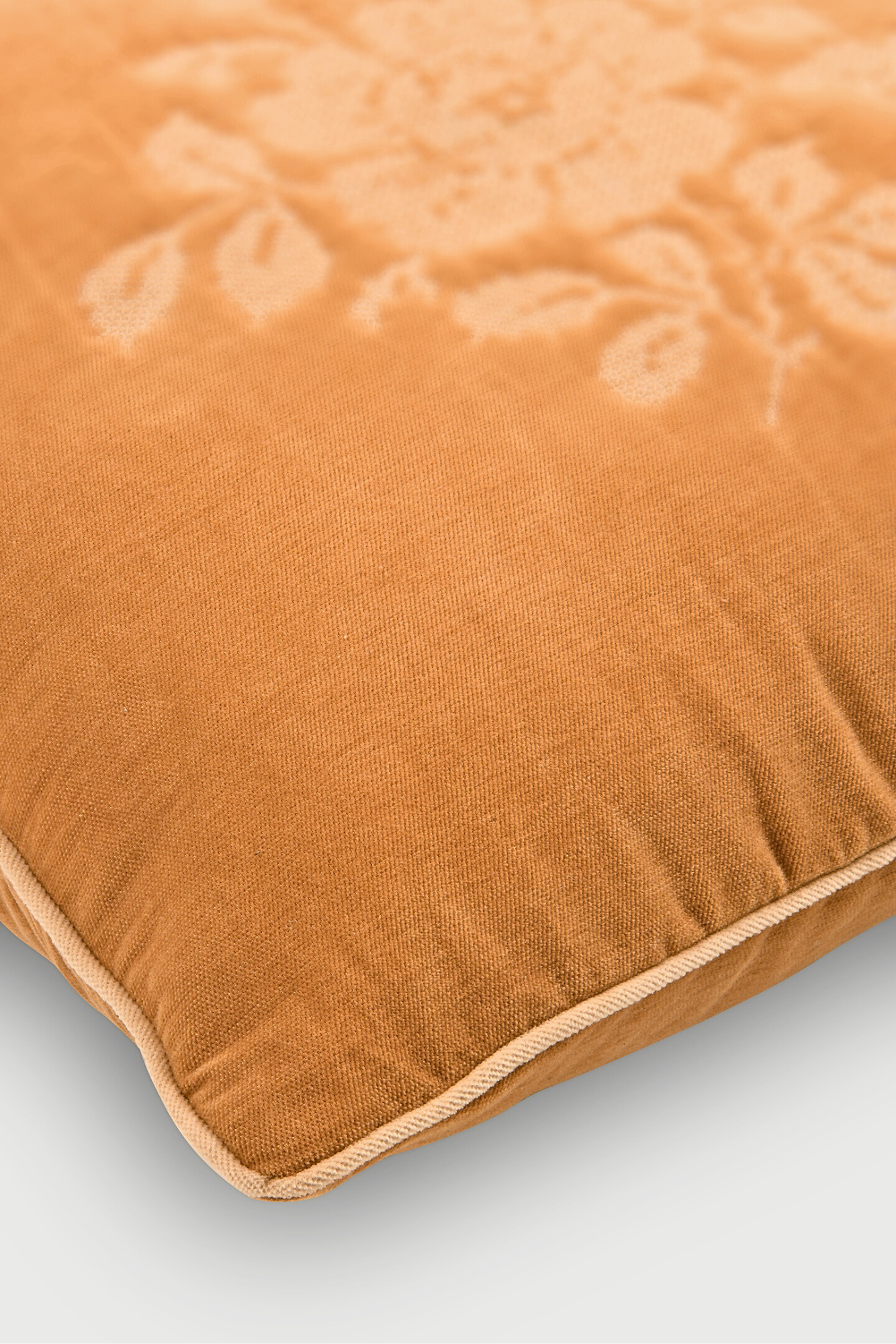 Camellia Melon Cross Stitch Cushion Cover