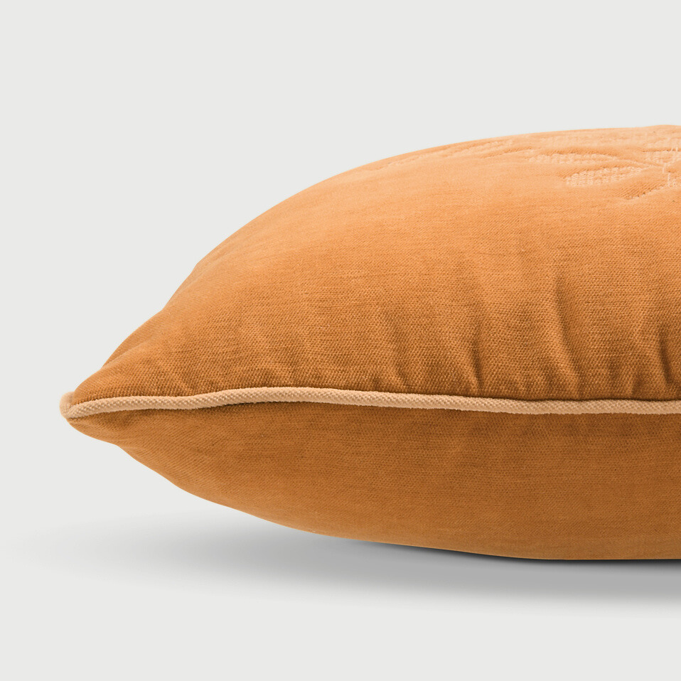 Camellia Melon Cross Stitch Cushion Cover