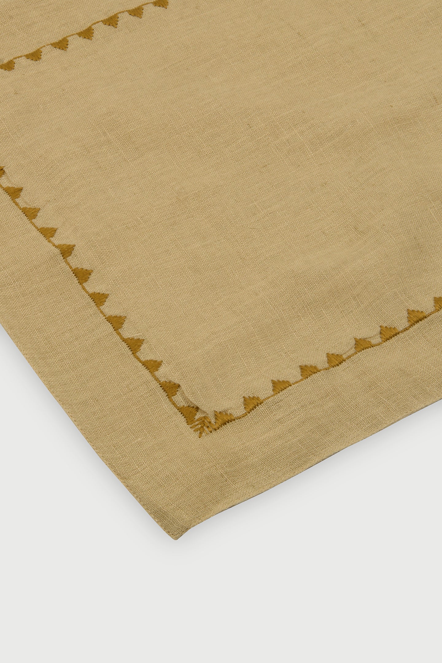 Mirage Ochre Linen Table Mats-Set of 2