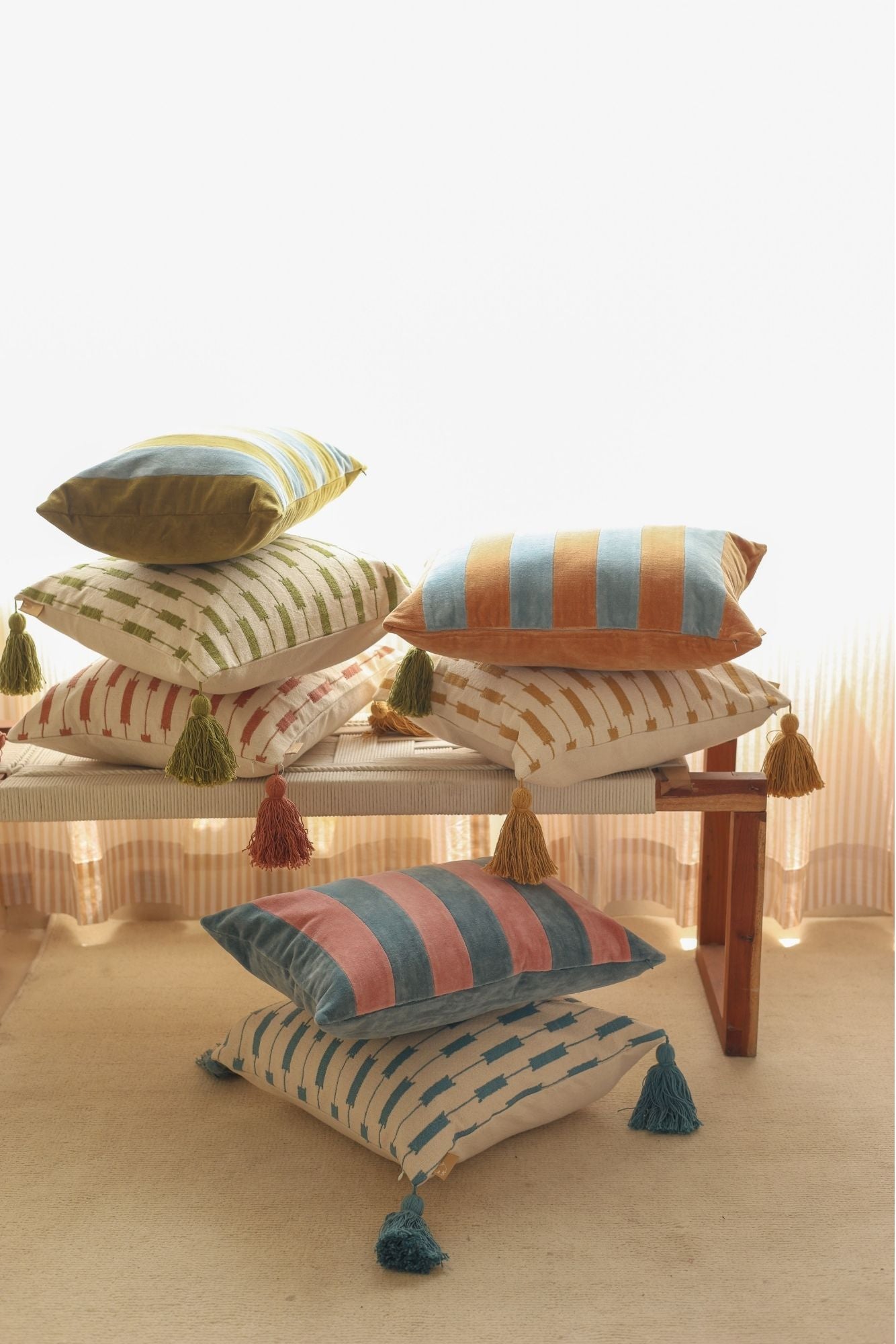 Iris Olive Cushion Cover