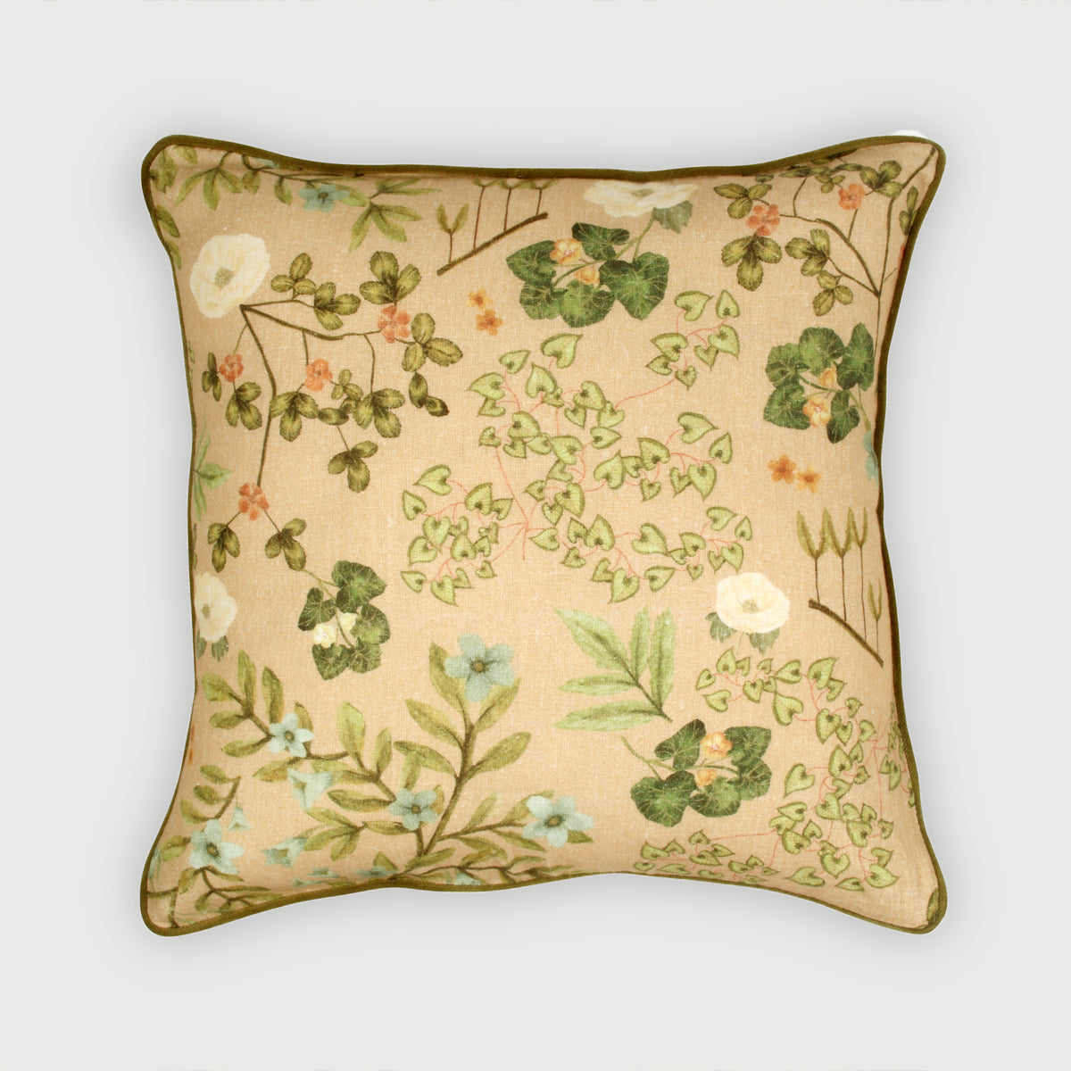Valley Peach Linen Cushion Cover