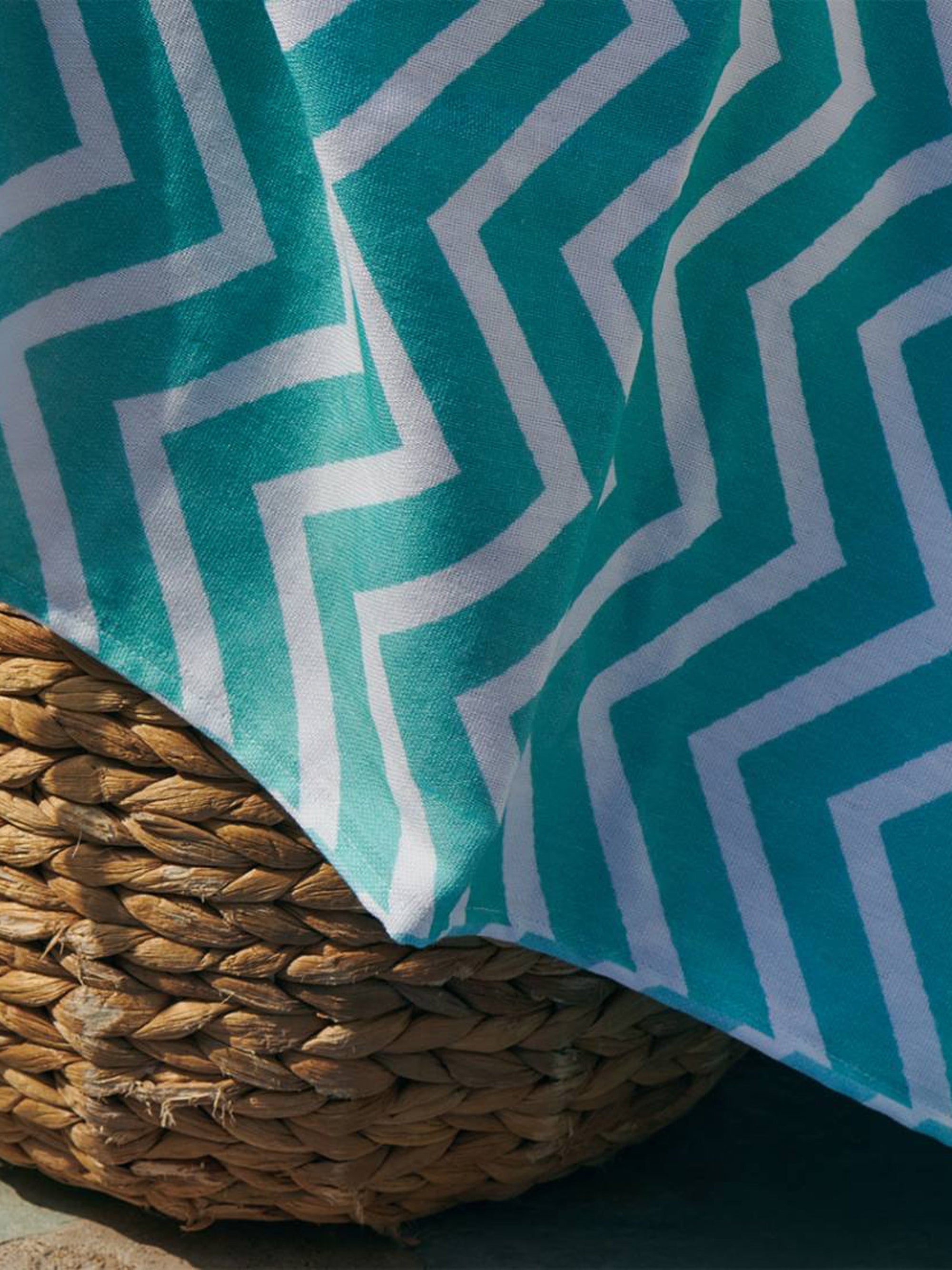 Chevron Cotton Hammam Terry XL Bath Towel