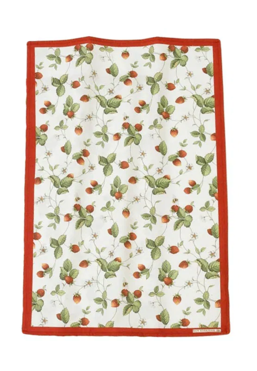 Alpine Strawberry Tea Towel (Pack of 2)