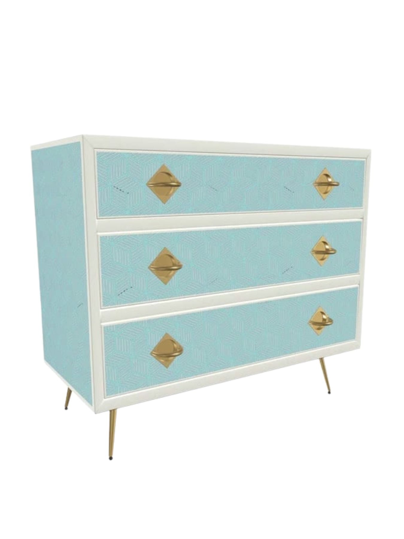 Inlay Chest of Drawers - Geo
