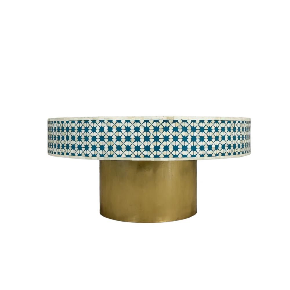 Inlay Round Coffee Table- Liza