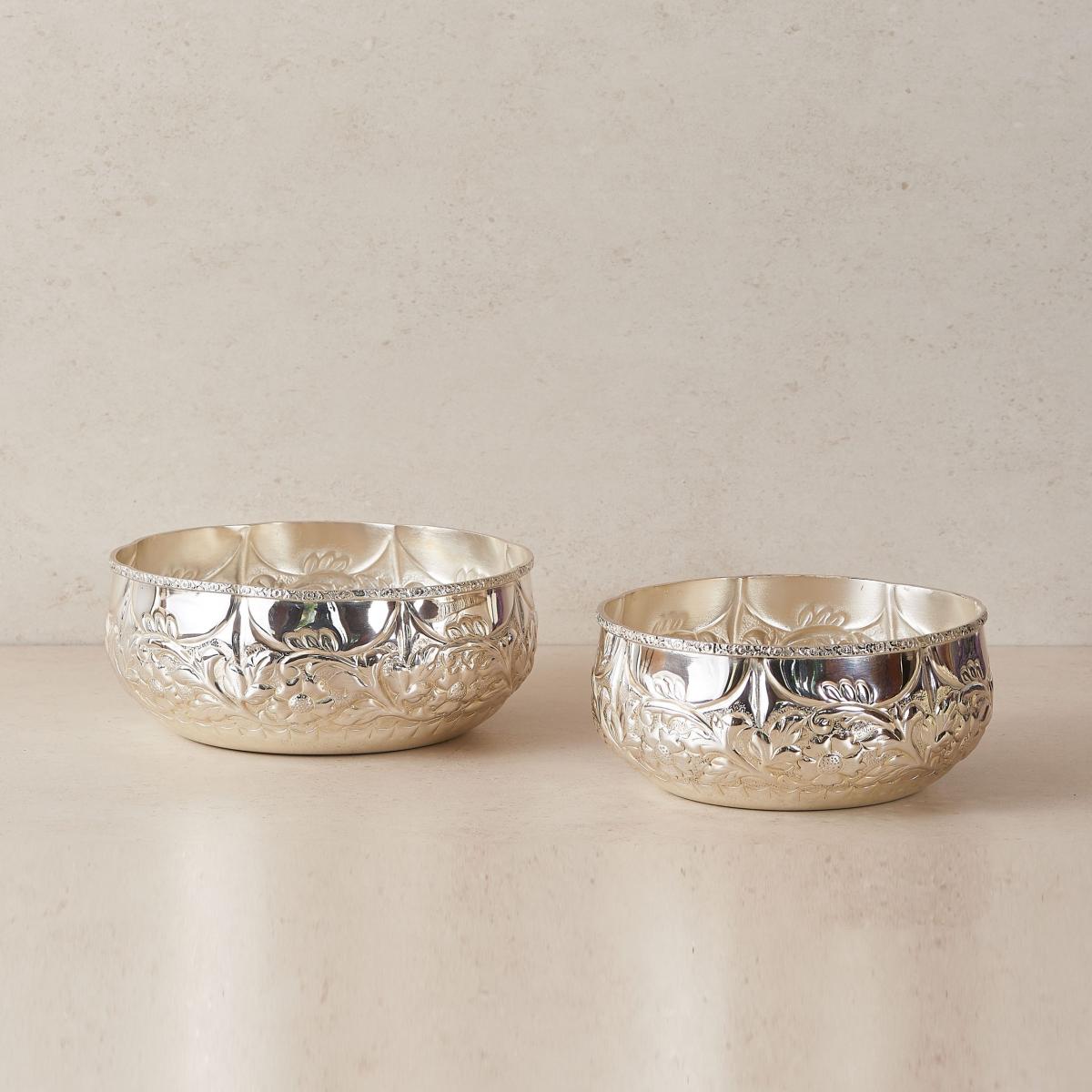 Silver Heritage Brass Urlis Set of 2