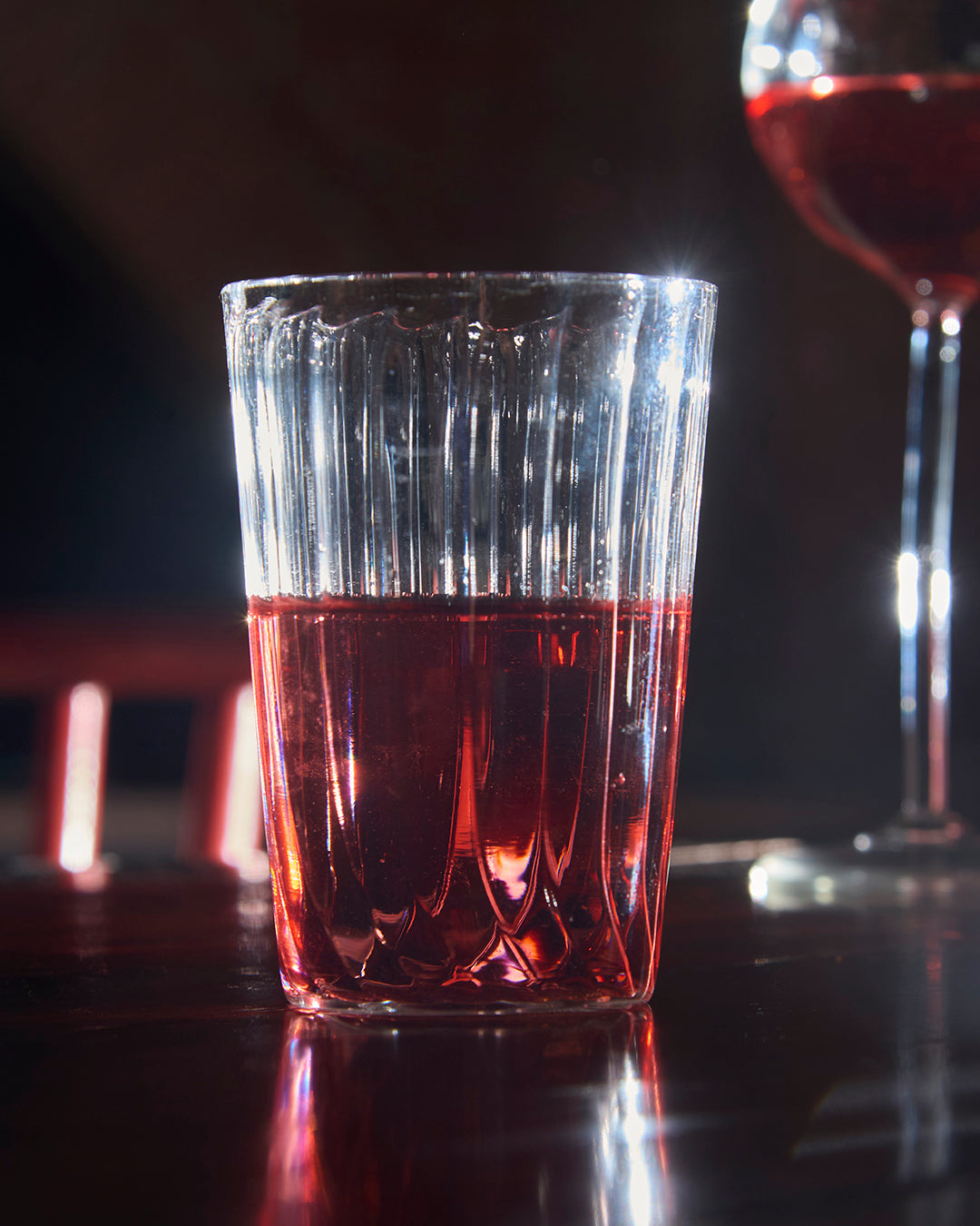 Copy of Ribbed Basic Boy Fluted Glass | 325 ml