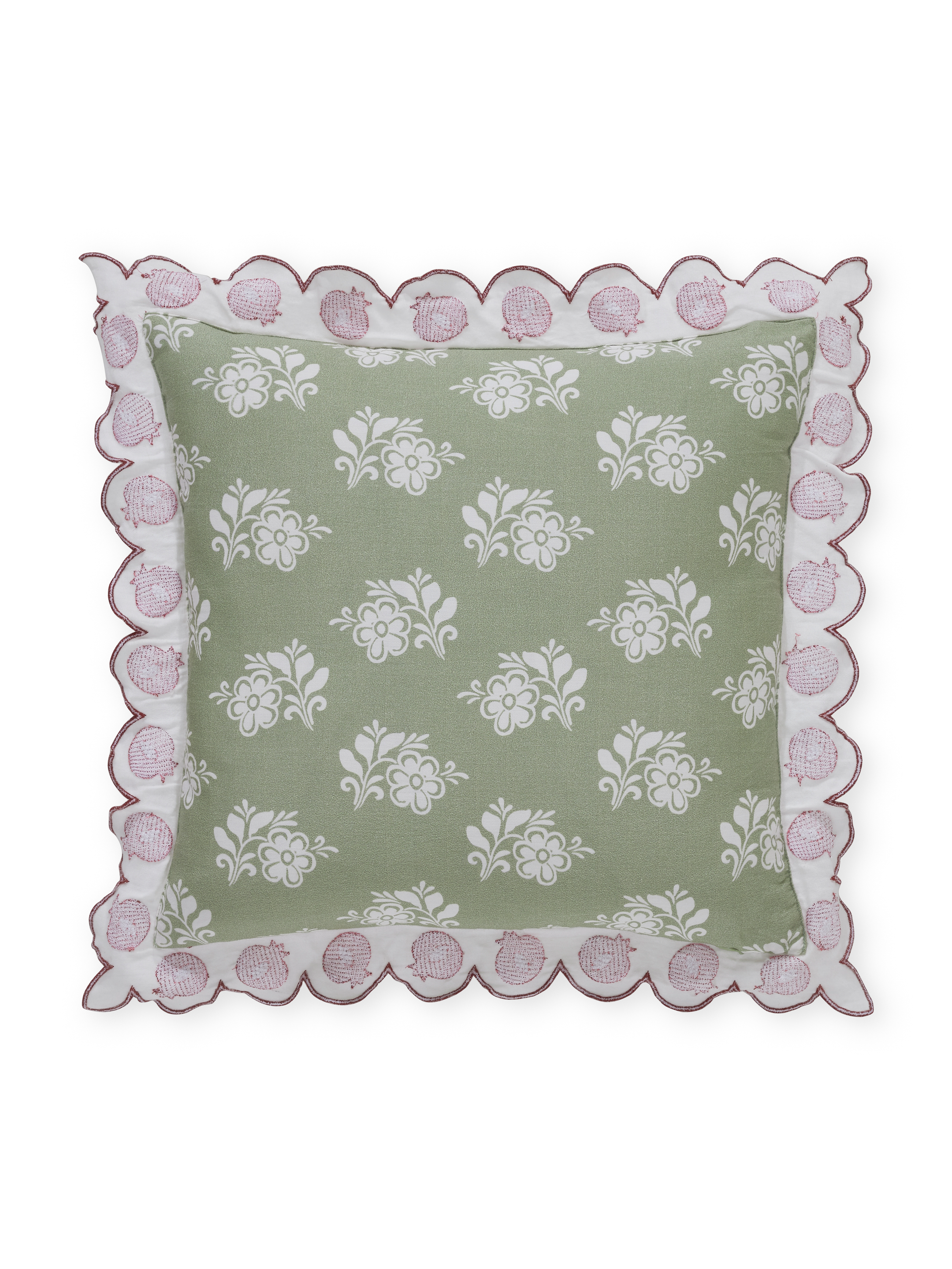 Ayna Secret Garden Red Cushion Cover