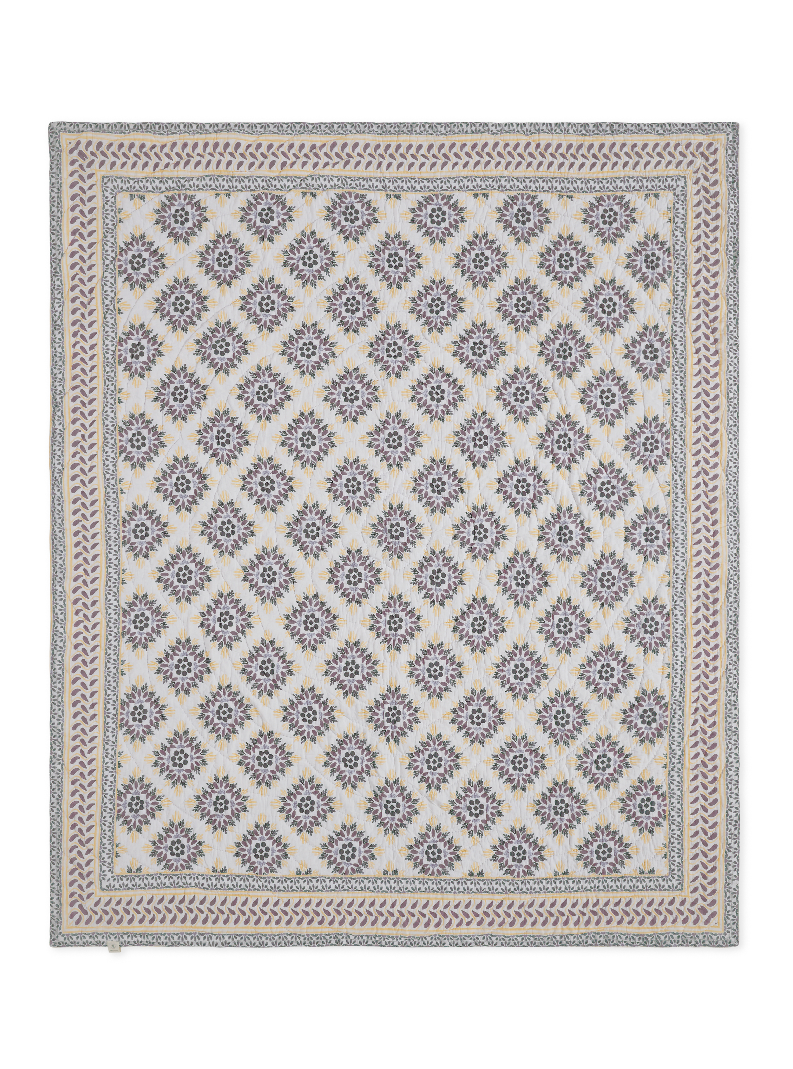 Mica Mauve Cotton Quilt