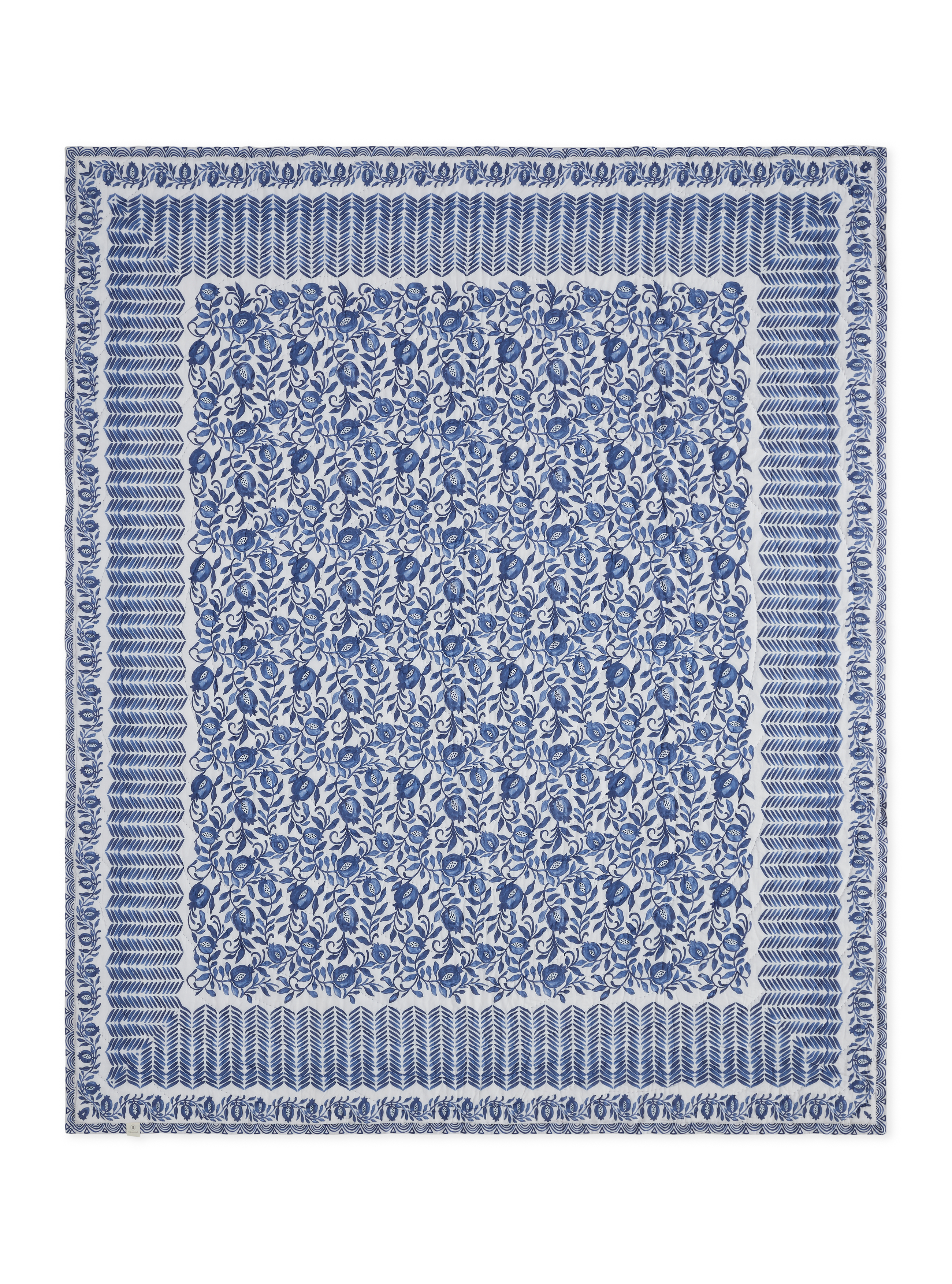 Ayna Blue Cotton Quilt