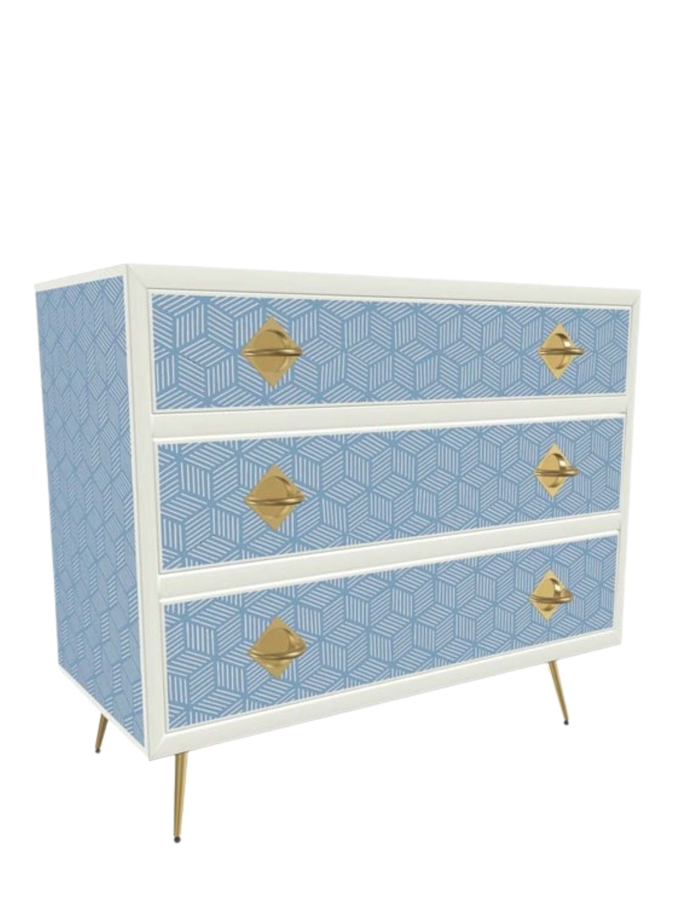 Inlay Chest of Drawers - Geo