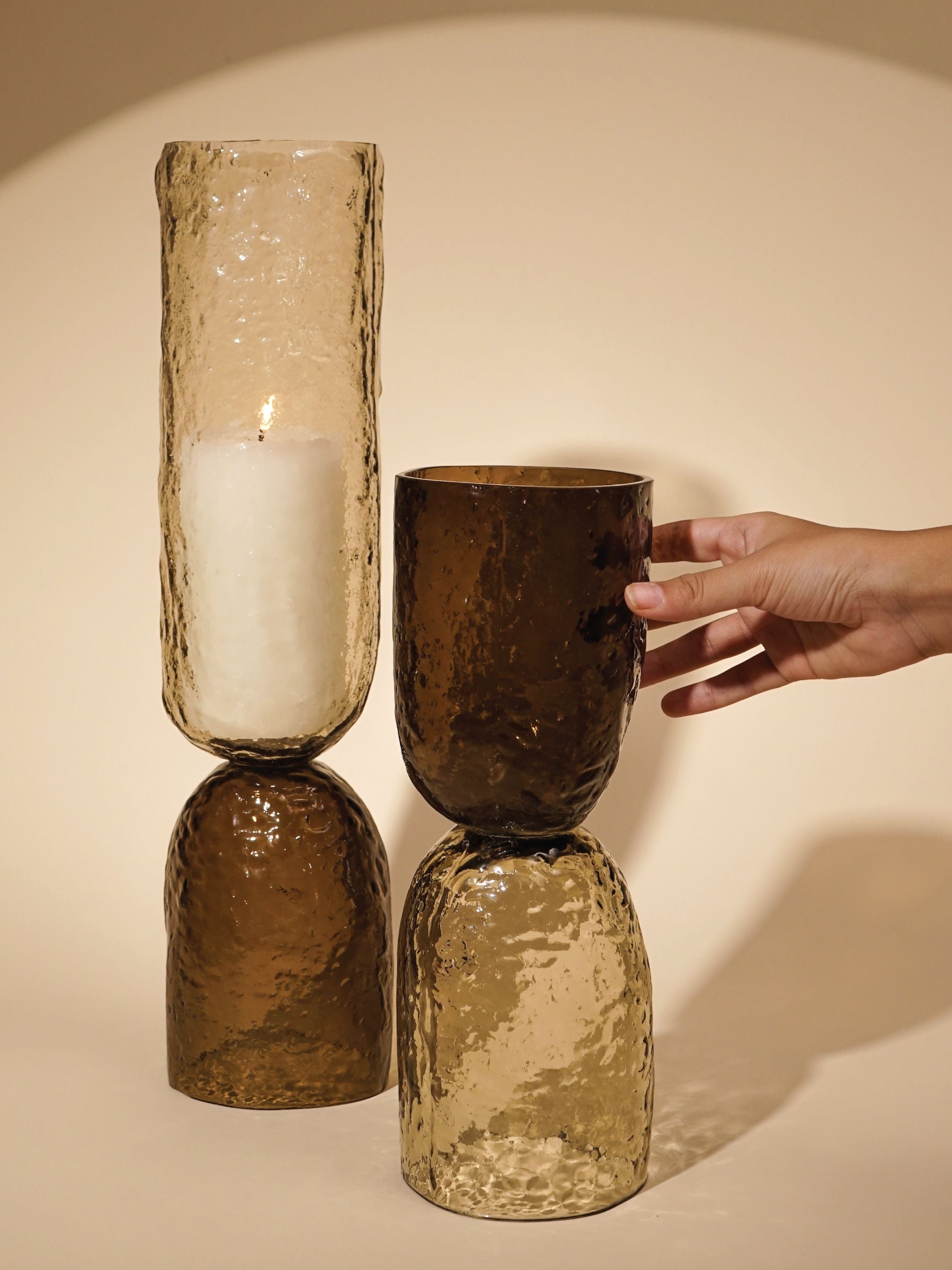 Decorative Object - Axel Textured Glass