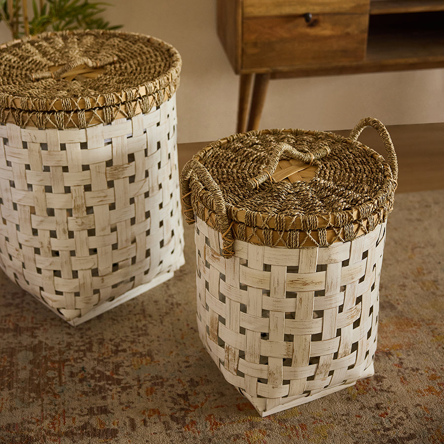 Campi white basket