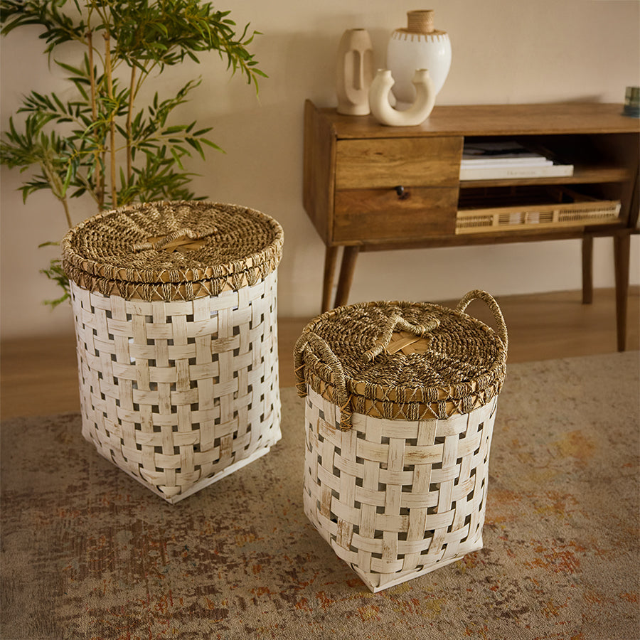 Campi white basket