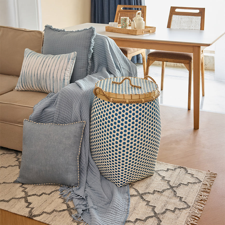 Adana Blue White Basket