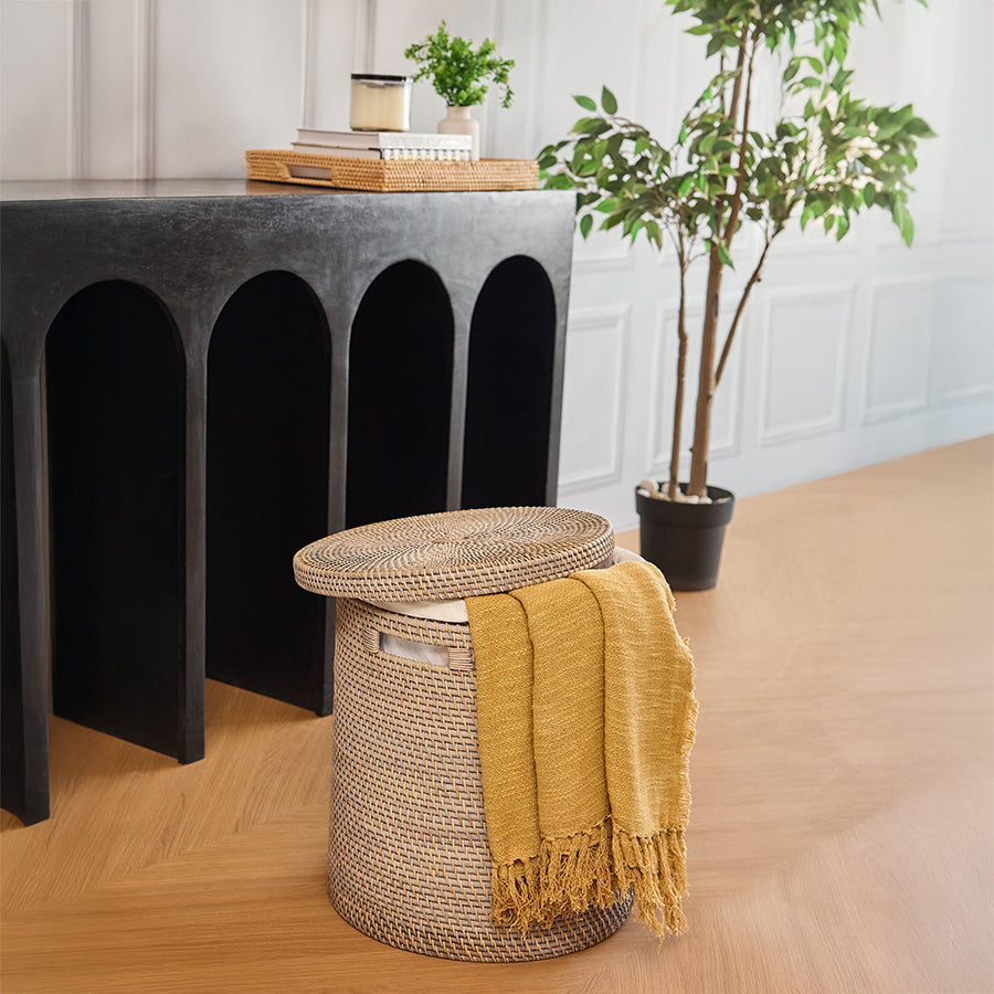 Turin Basket Grey With Lining