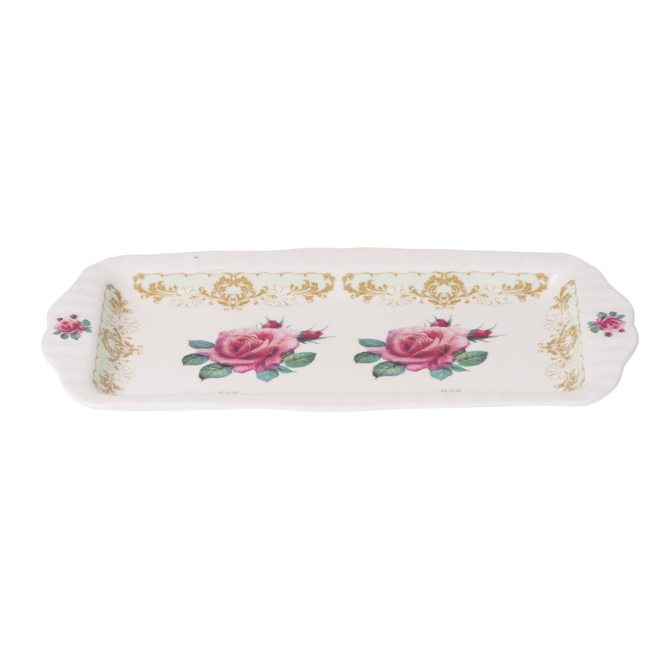 Vintage Rose Sandwich Platter