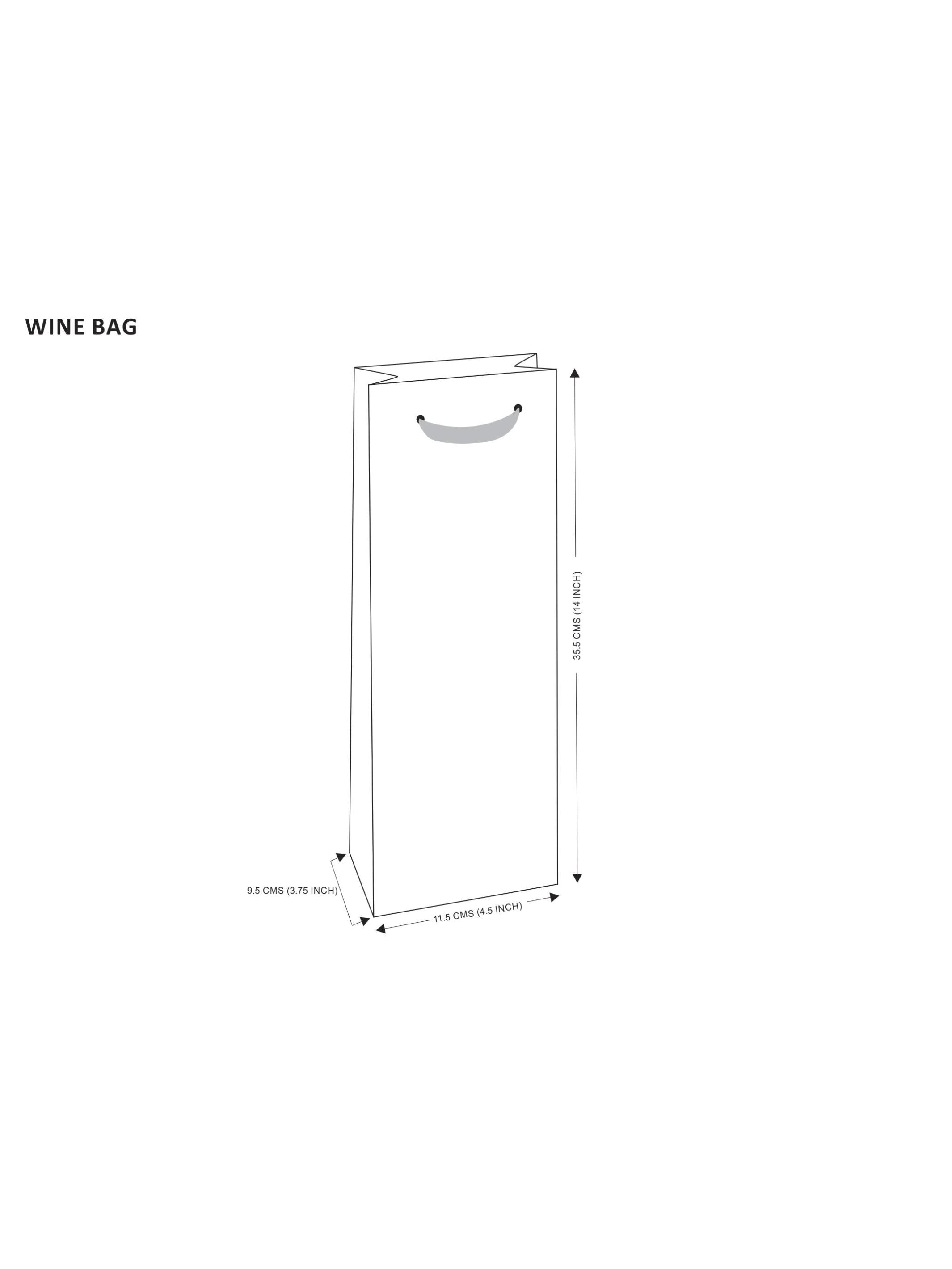 Neelanchal Leaves Wine Bag