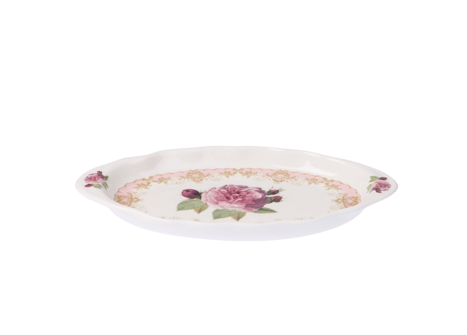 Vintage Rose Oval Platter