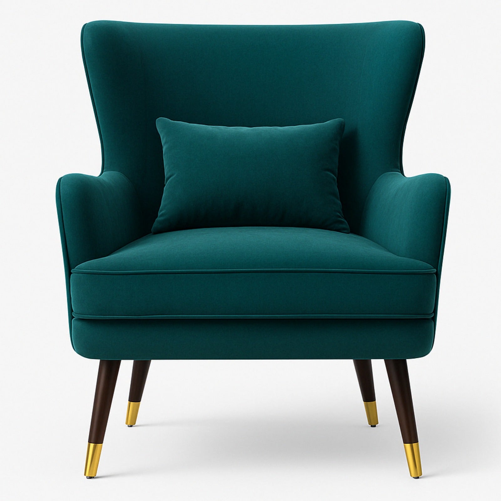 Premium Perfect Cushiony Tufted Super Comfy Emerald Velvet Sofa Lounge Chair