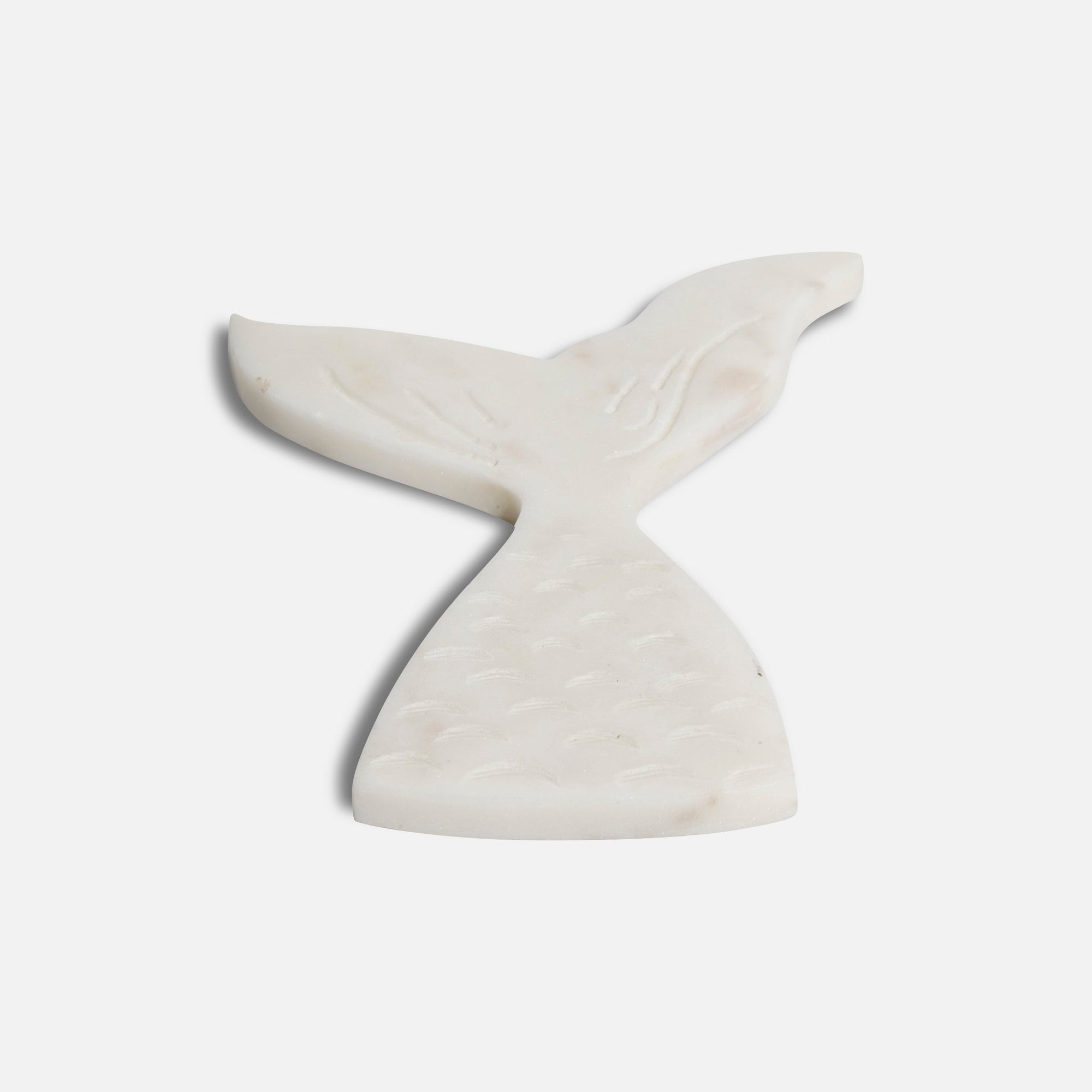 FISHTAIL - MARBLE IVORY COASTER
