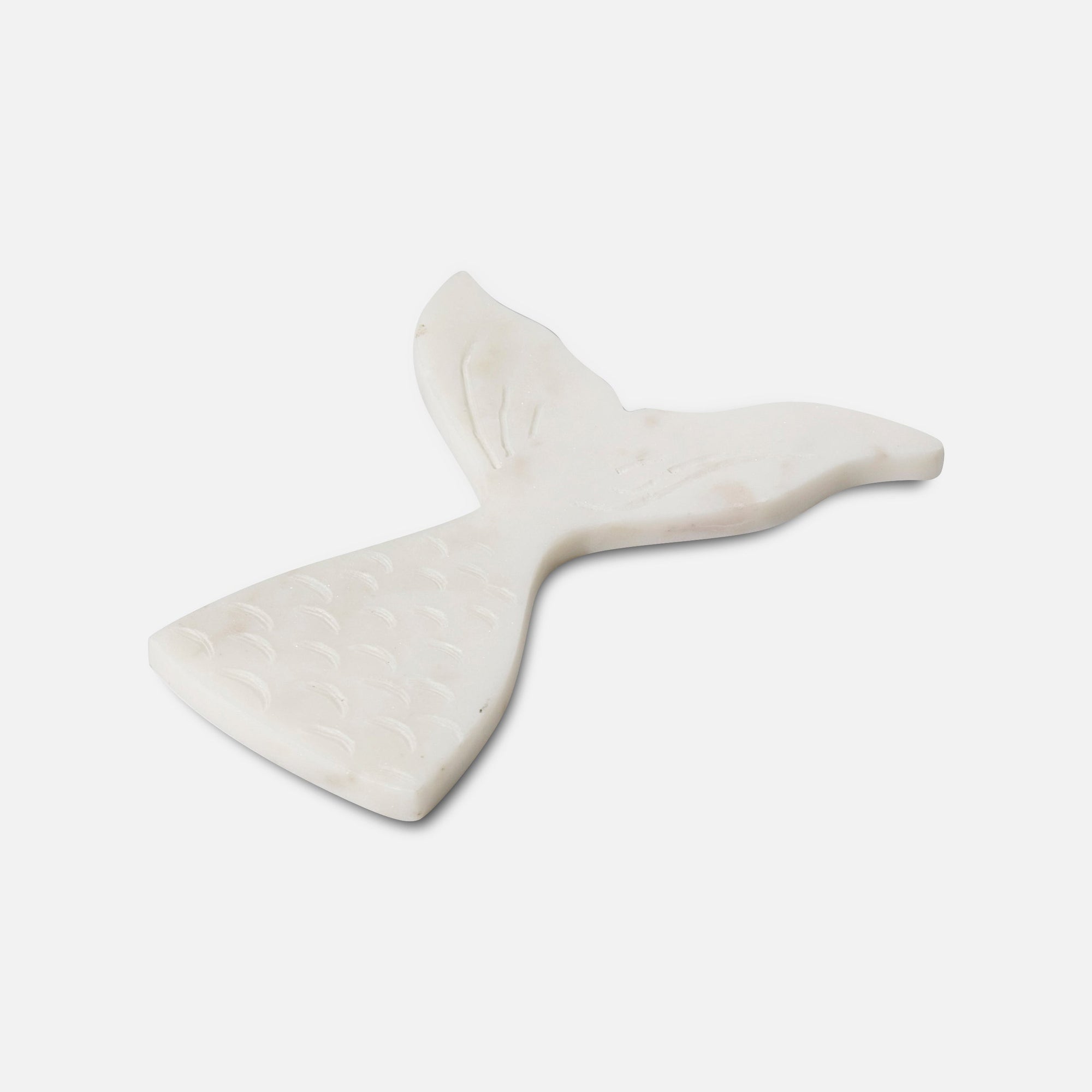 FISHTAIL - MARBLE IVORY COASTER