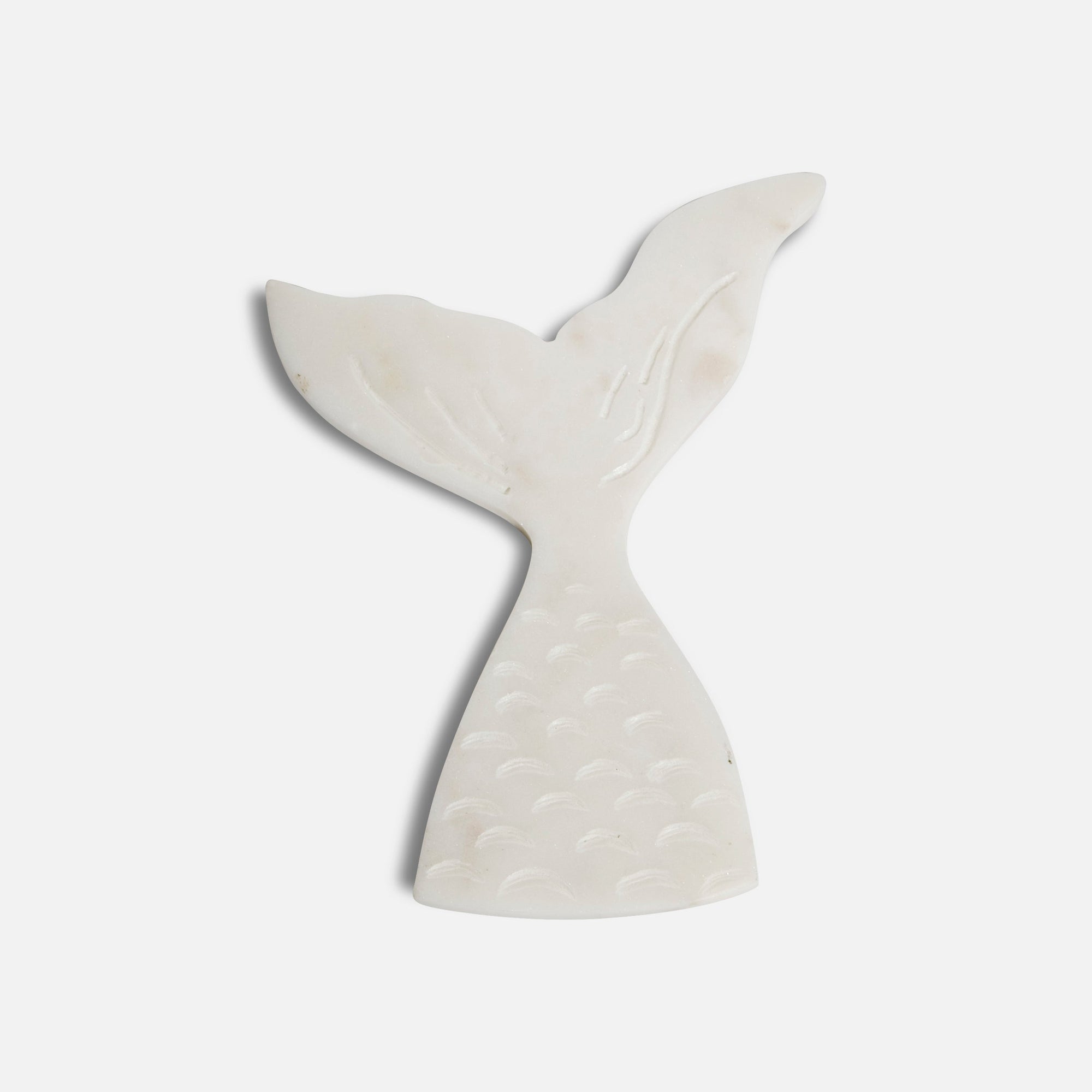FISHTAIL - MARBLE IVORY COASTER