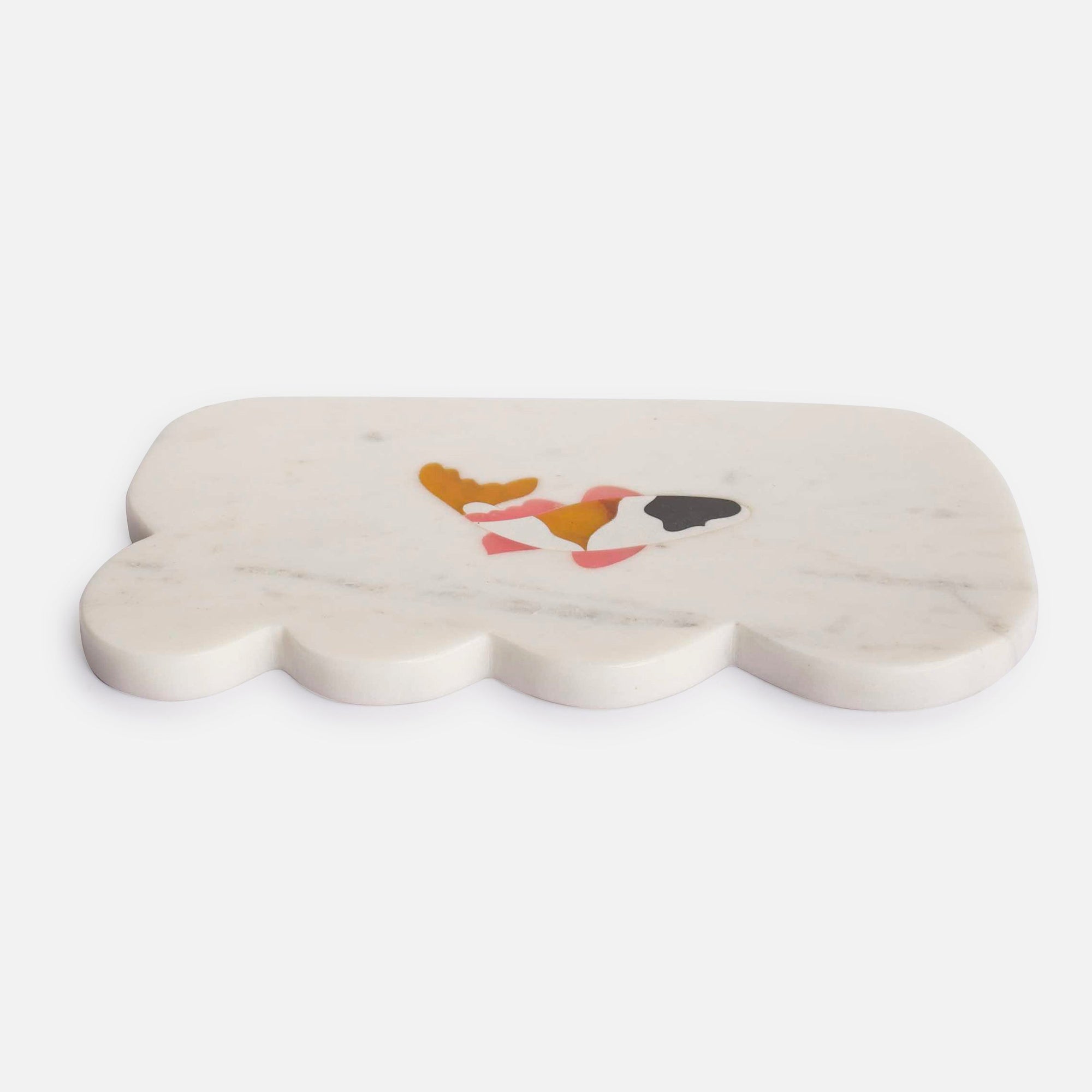 MACKENSIE FISH - IVORY MARBLE PLATTER