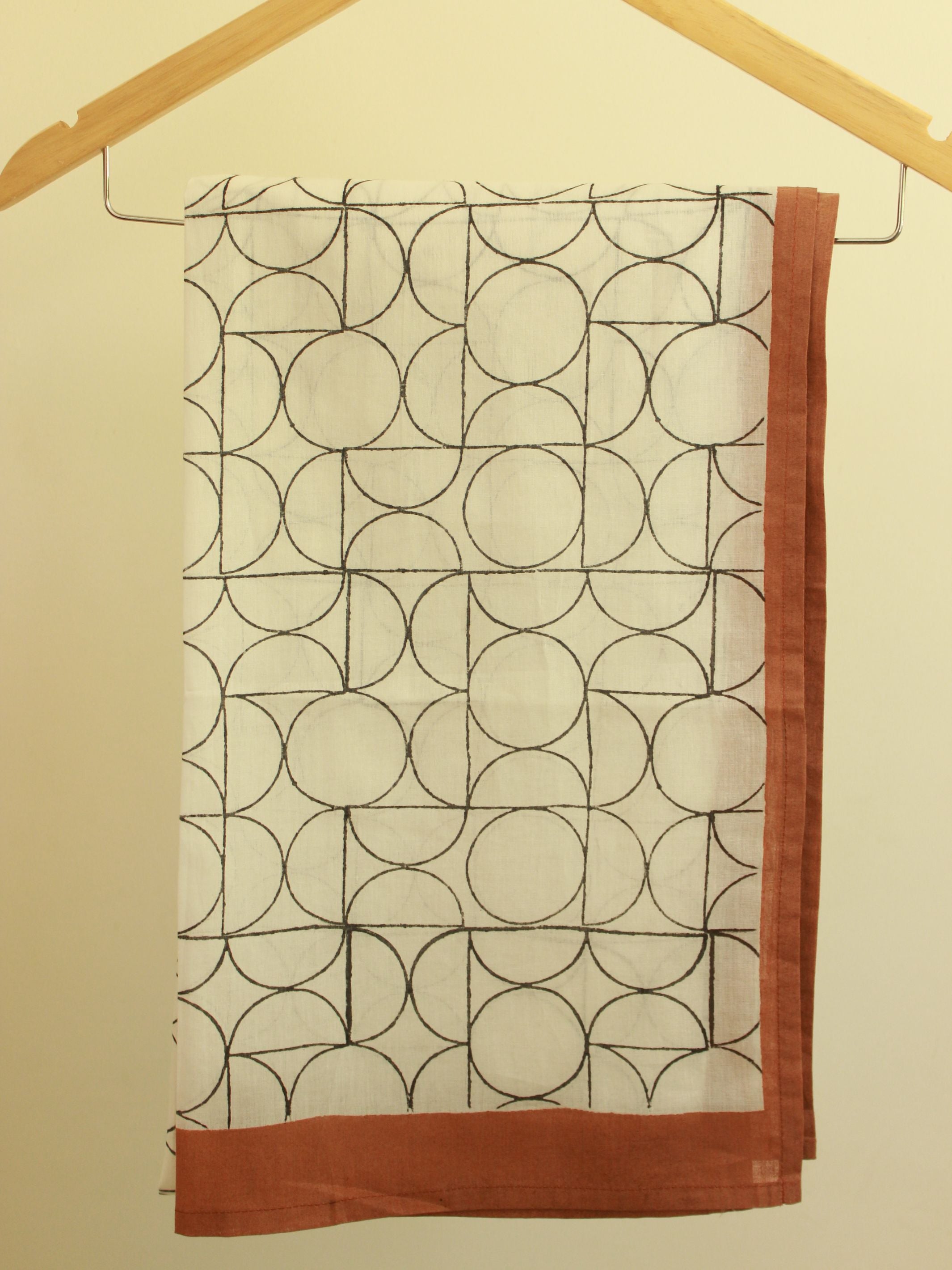 Cotton Scarf Stole - Art Deco