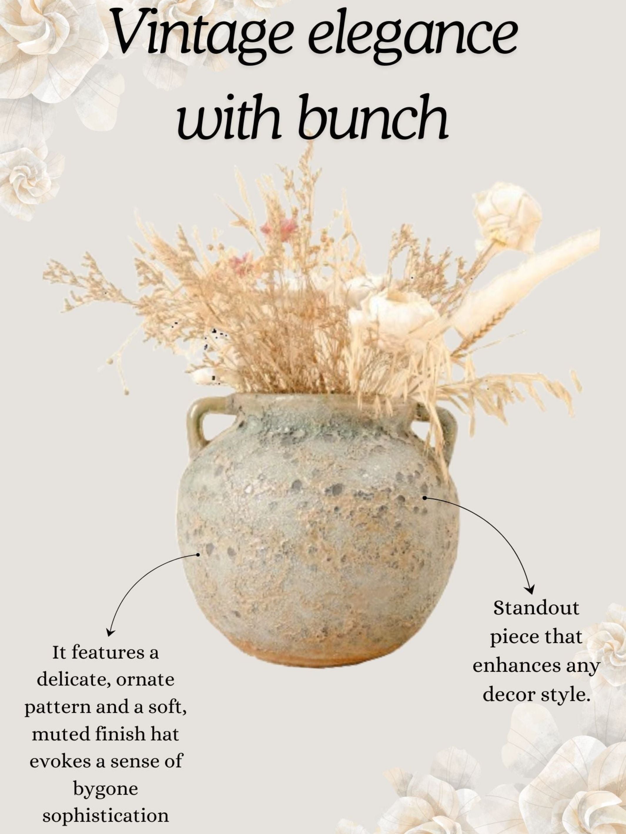 Vintage elegnace with bunch