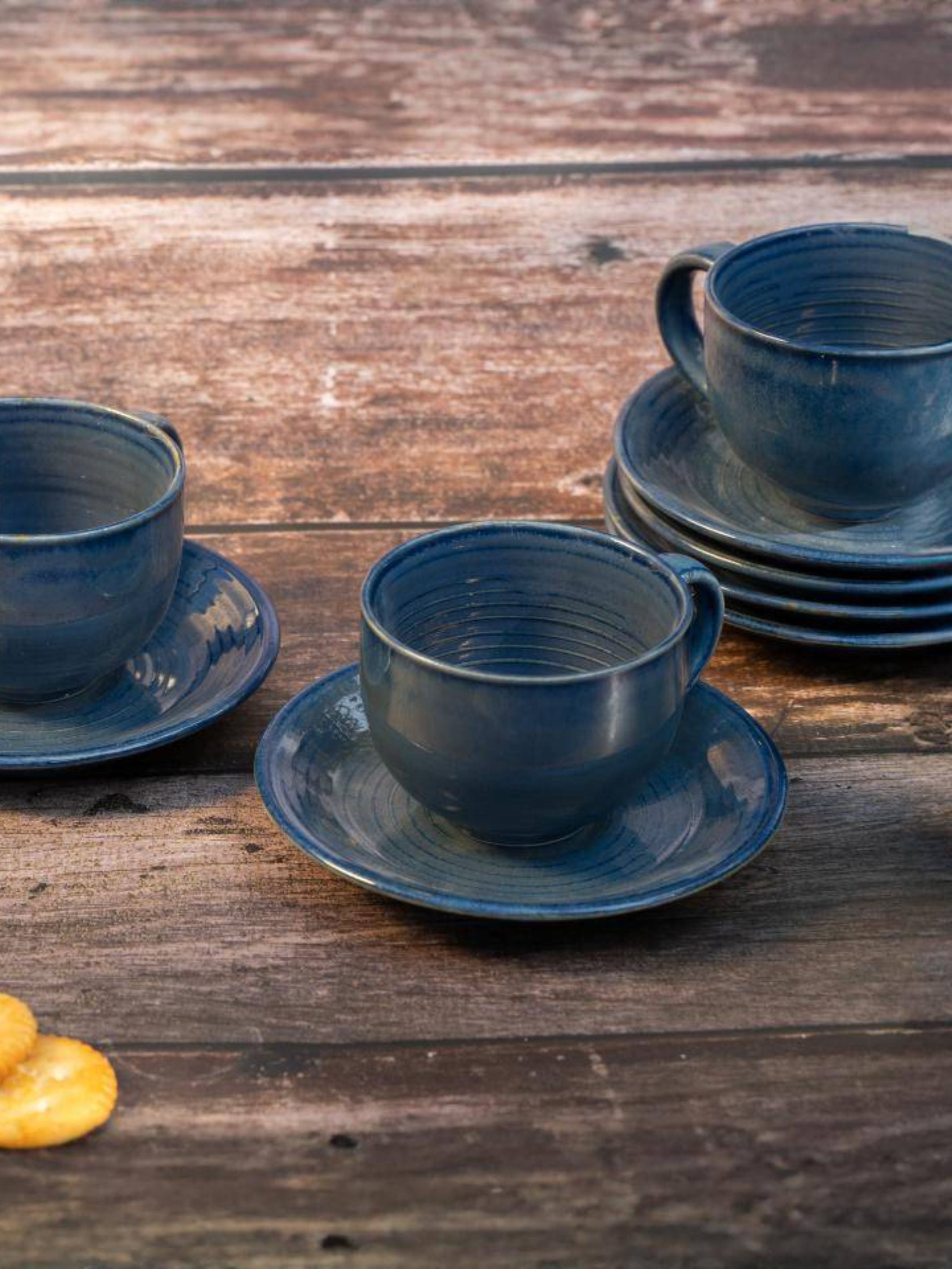 Sapphire serenity tea set
